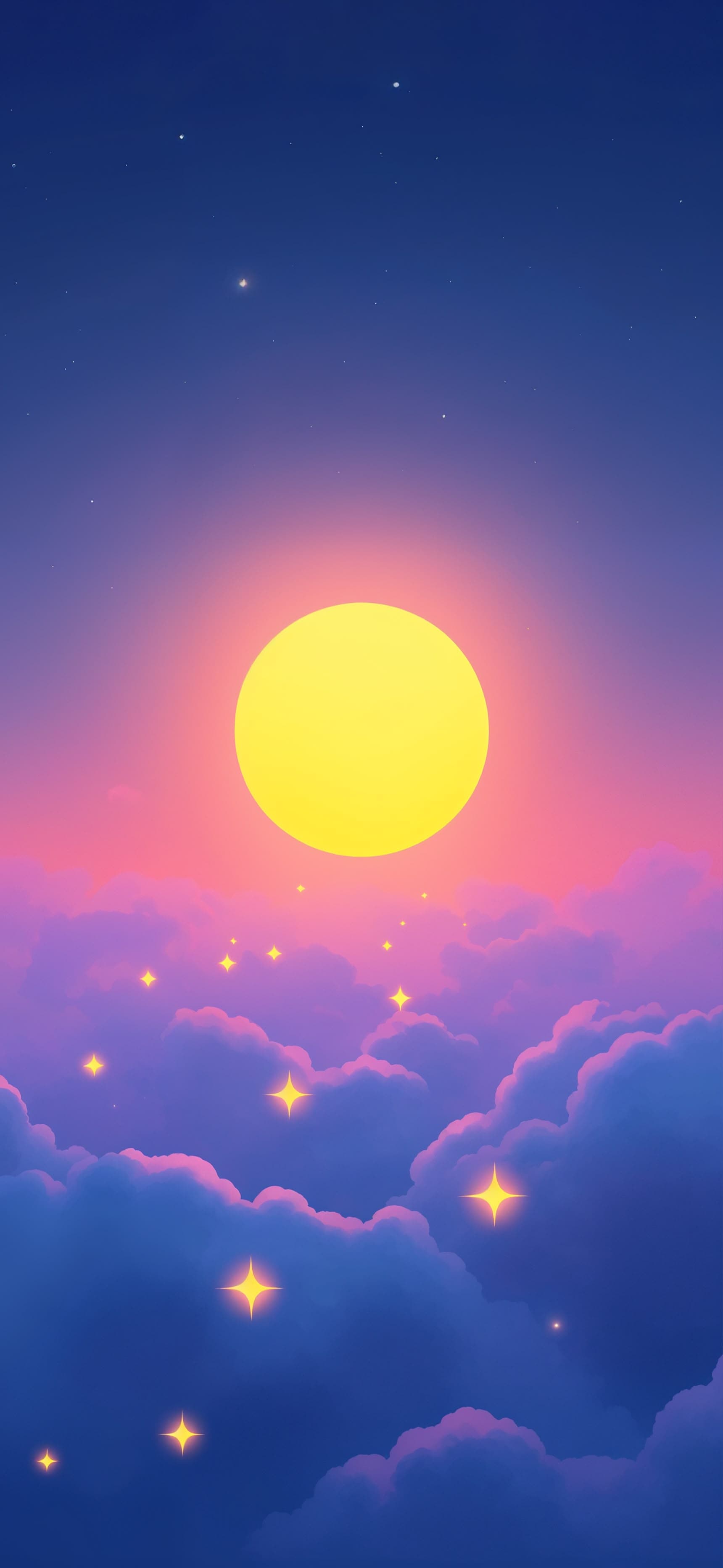 Dreamy Starry Sky - free phone wallpaper