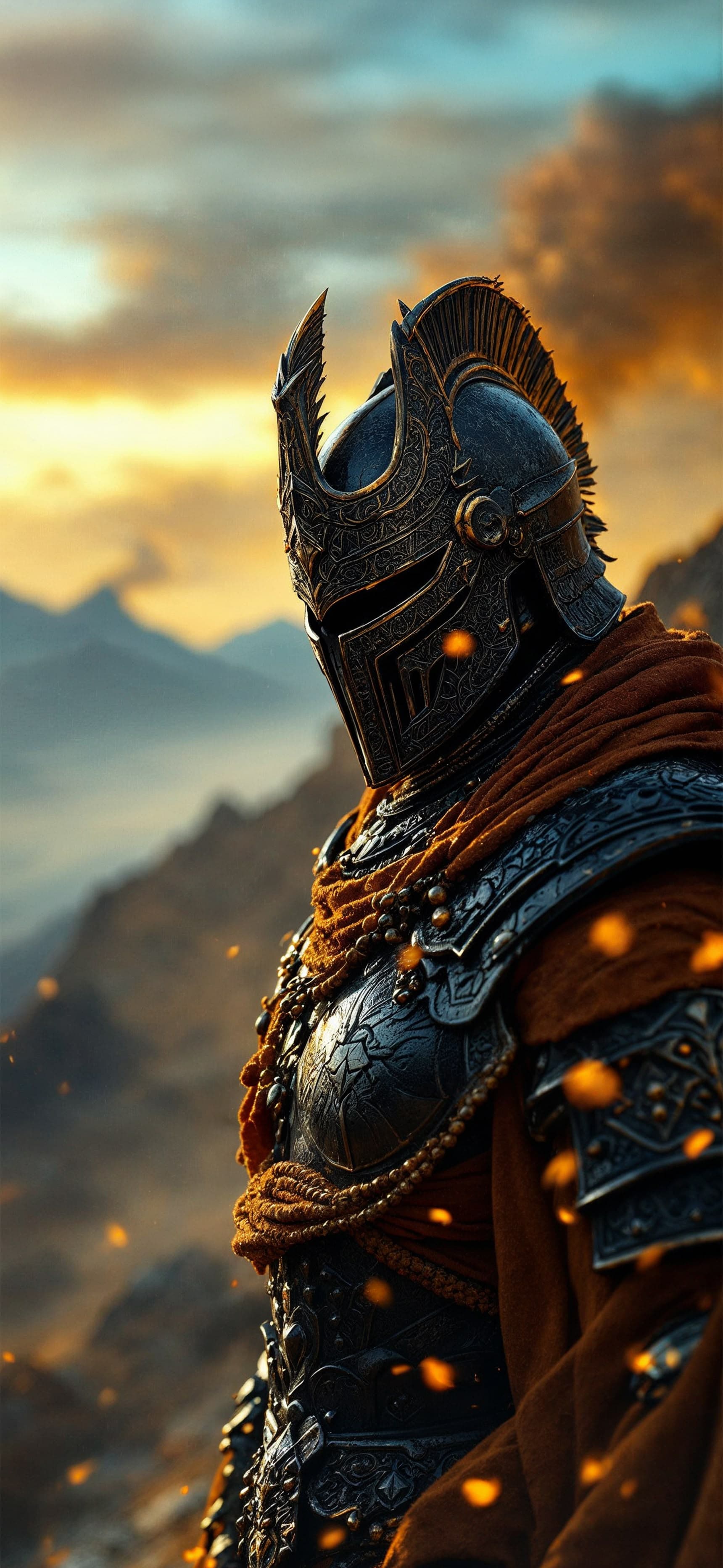 Golden Knight Vista - free phone wallpaper