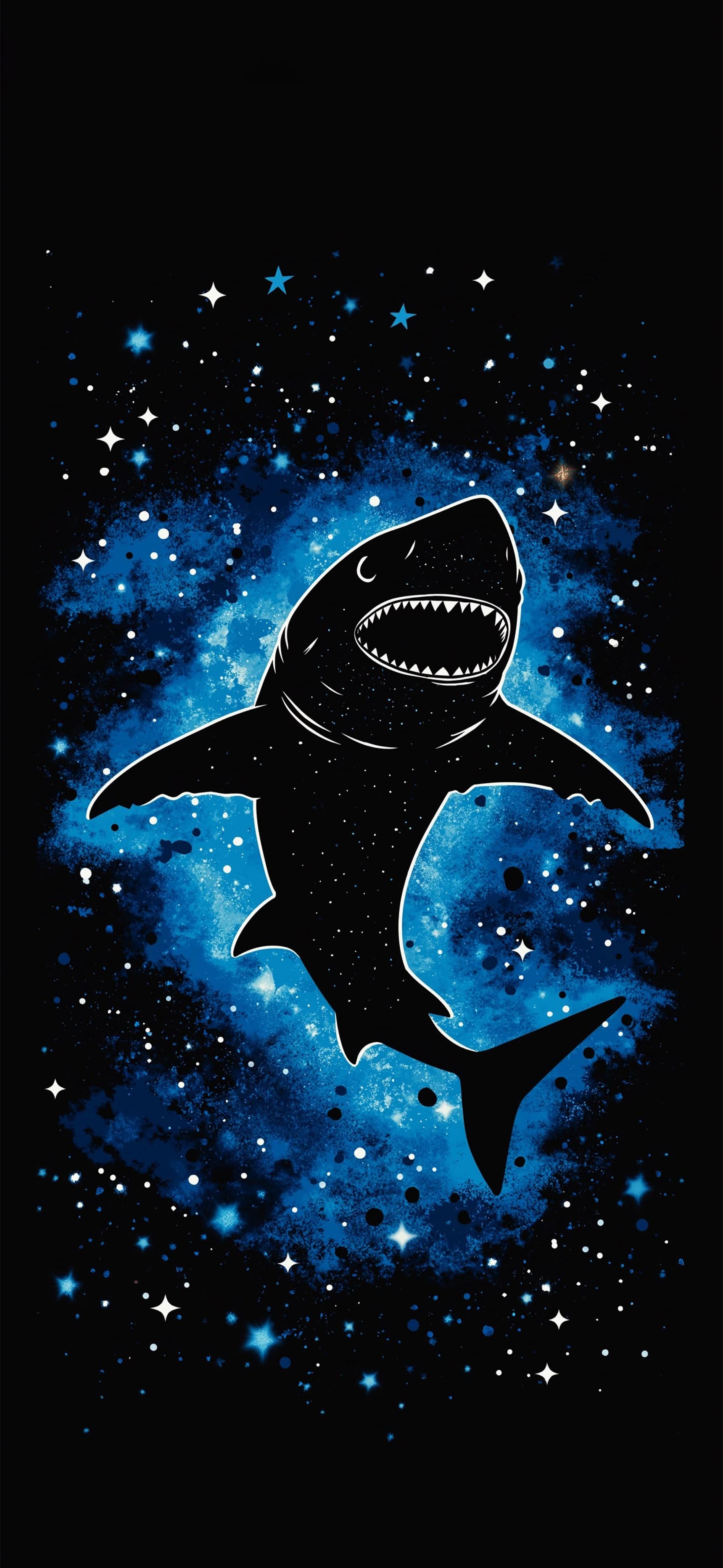 Stellar Shark Predator - free phone wallpaper
