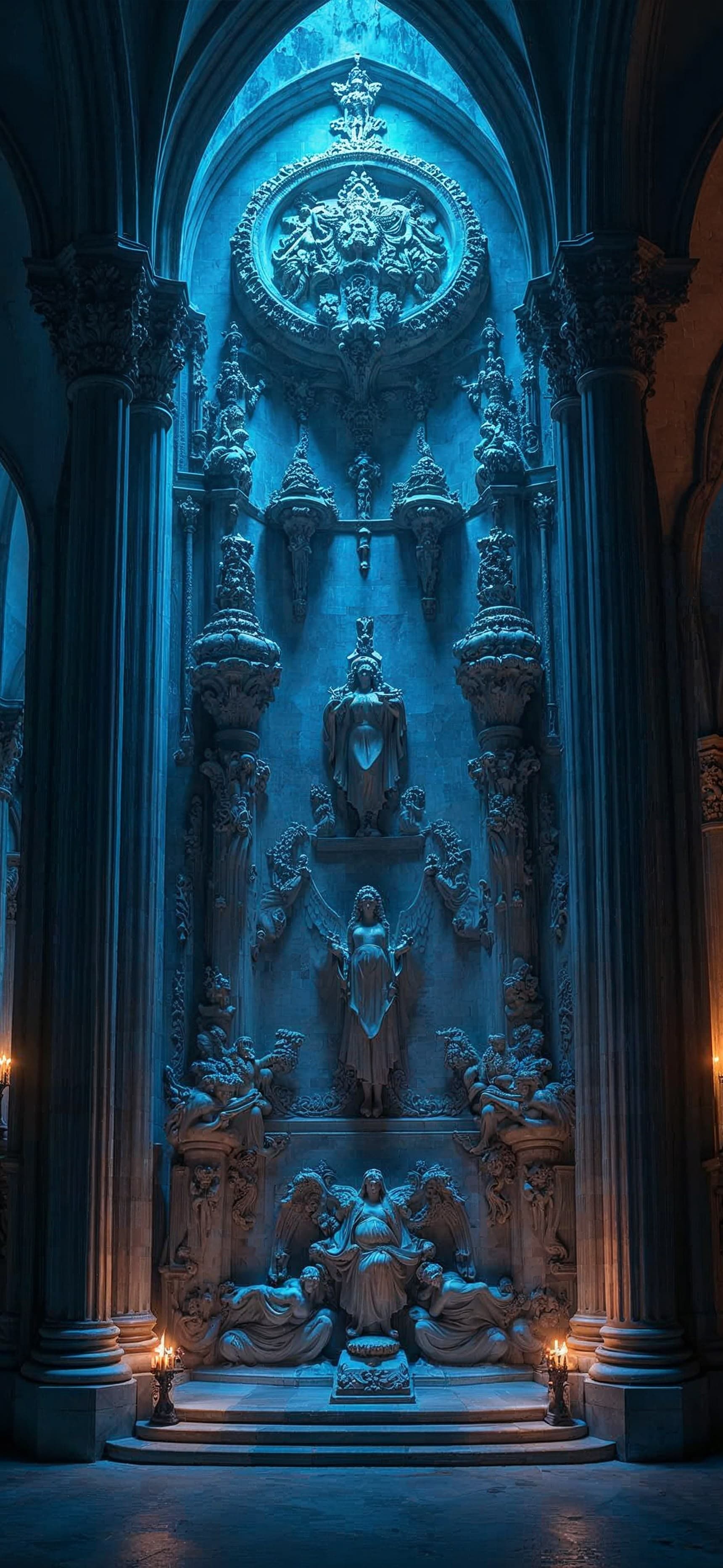 Ornate Stone Altar - free phone wallpaper