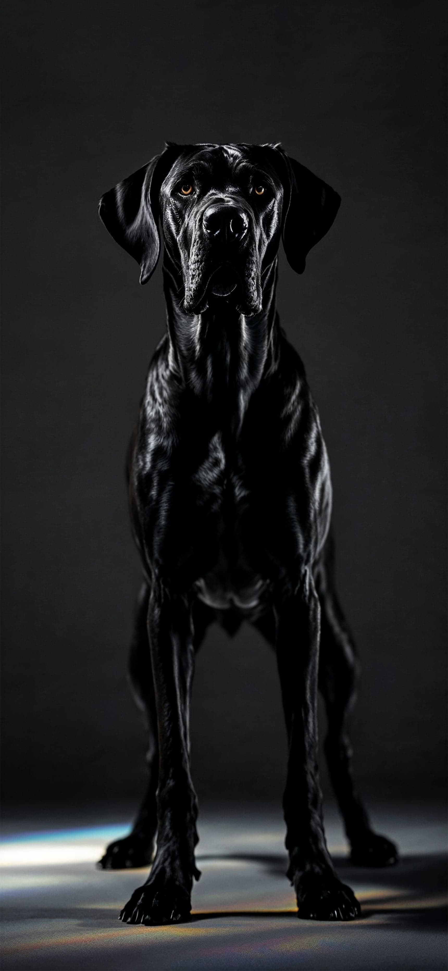 Monochrome Canine Majesty - free phone wallpaper