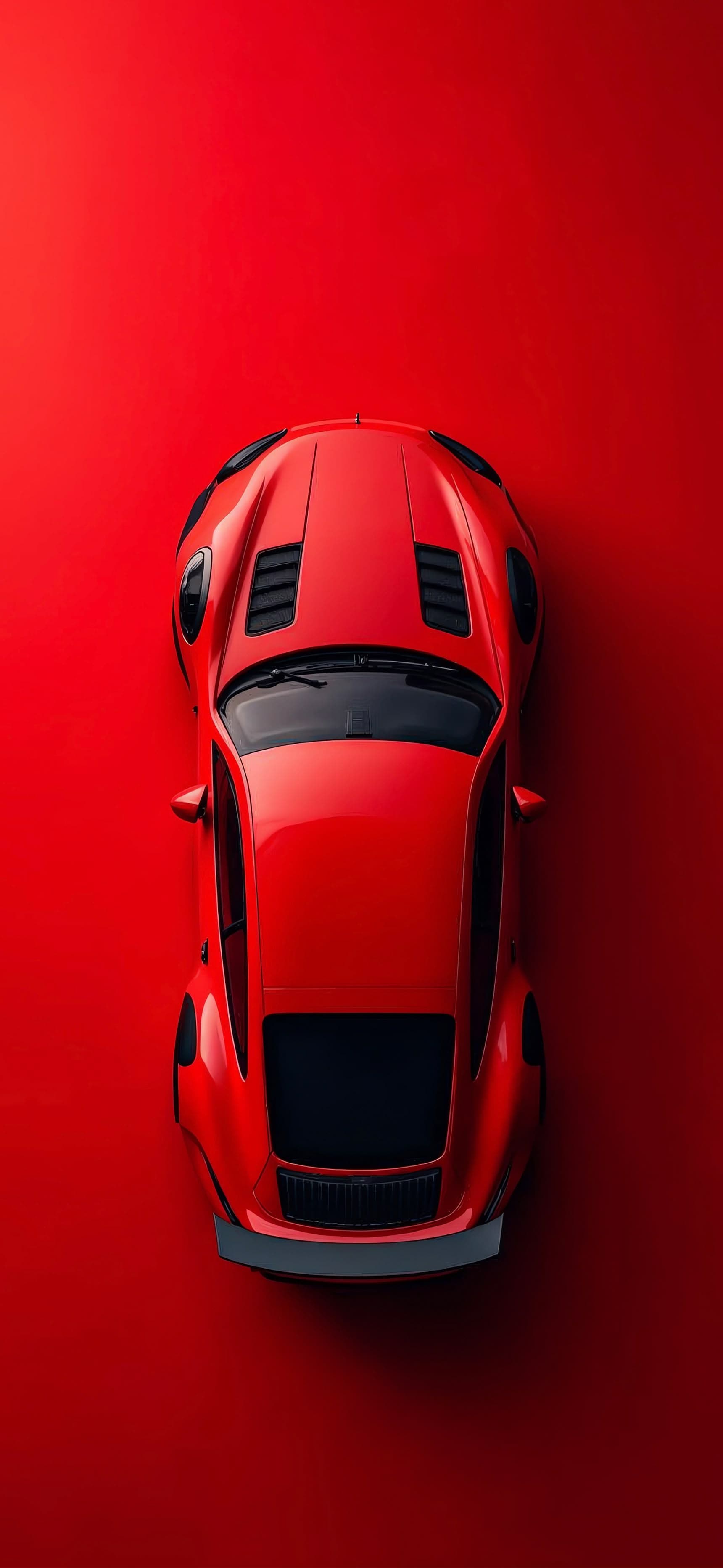 Scarlet Car Focus - free phone wallpaper