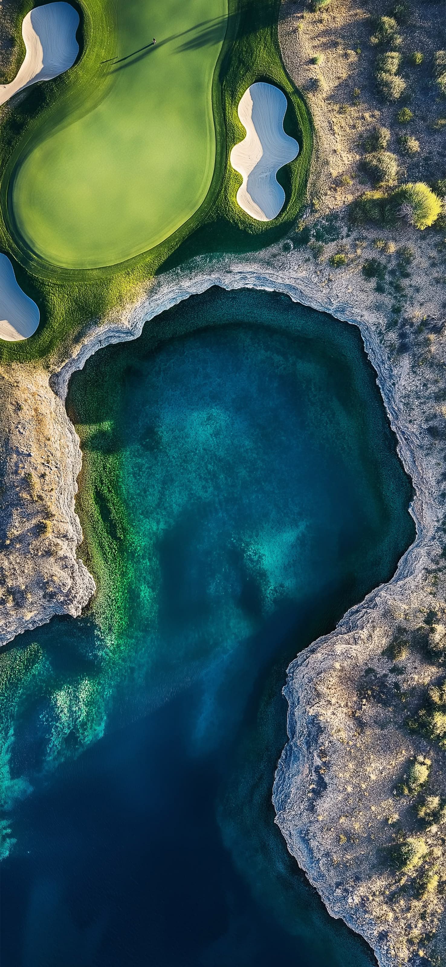 Emerald Lake Vista - free phone wallpaper
