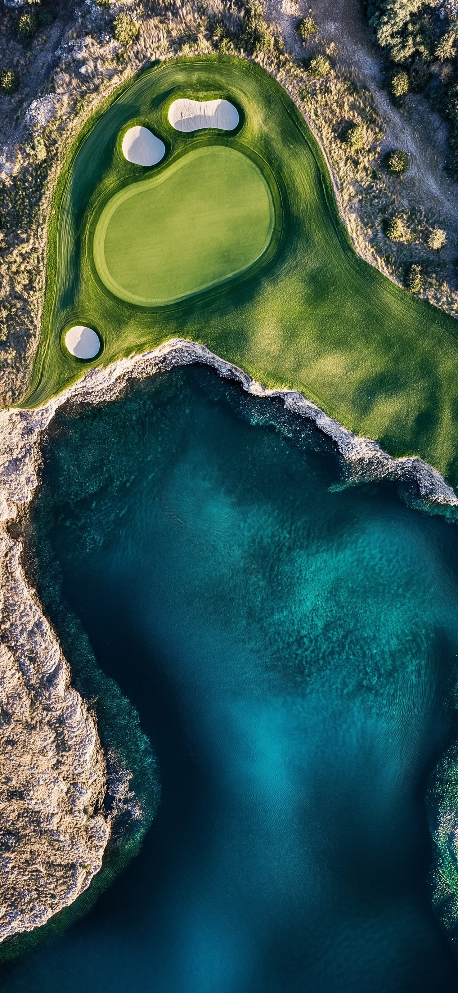 Emerald Golf Course - free phone wallpaper
