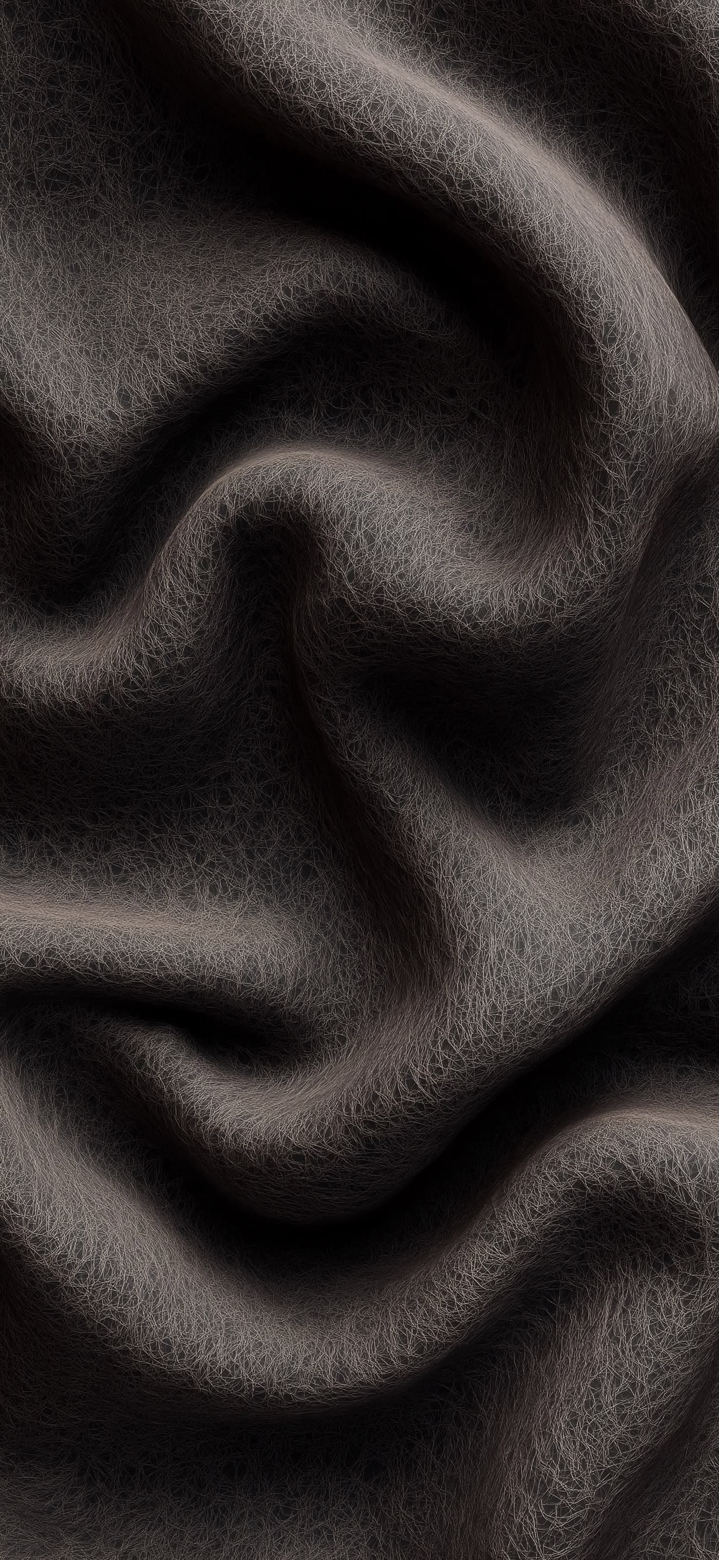Textured Gray Fabric - free phone wallpaper
