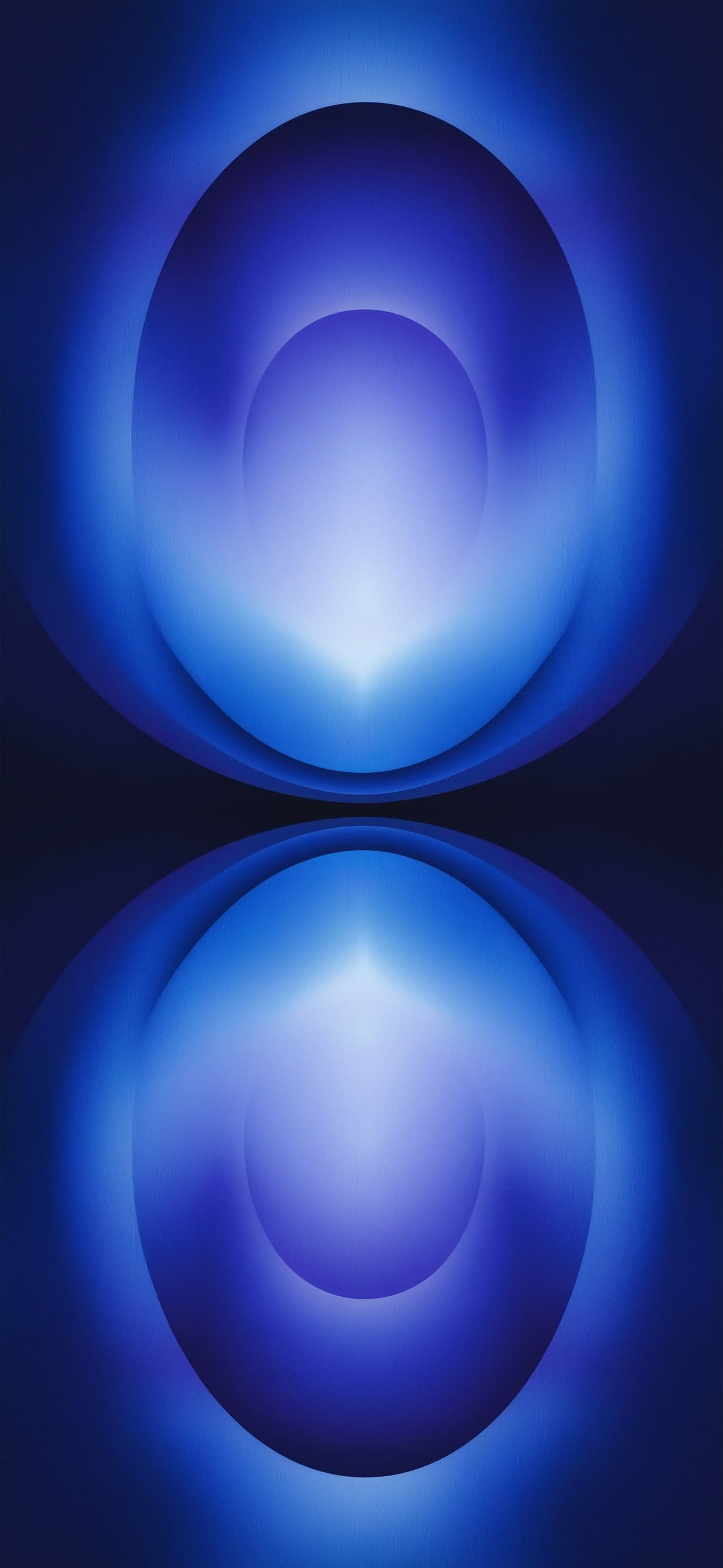 Reflective Blue Orbs - free phone wallpaper
