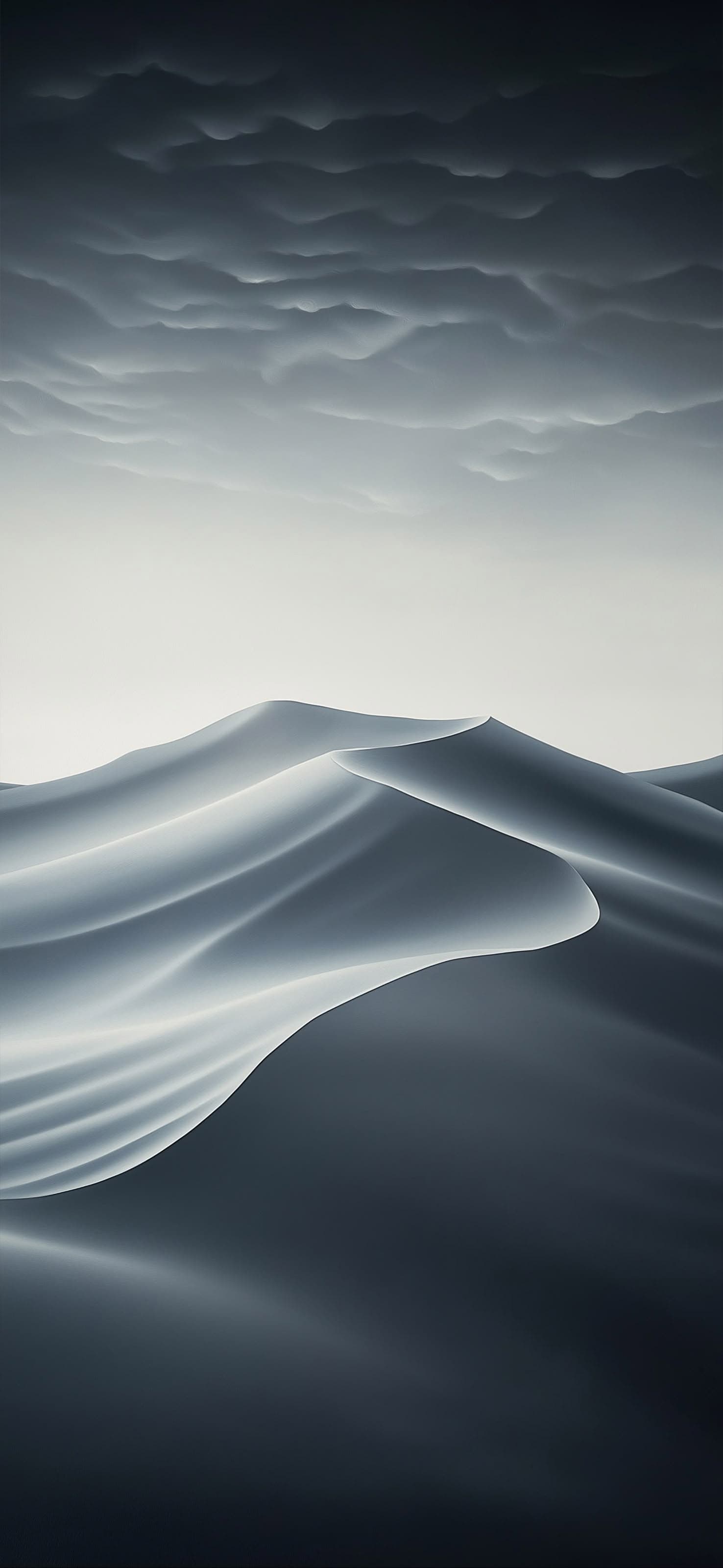 Desert Sandscape Gray - free phone wallpaper