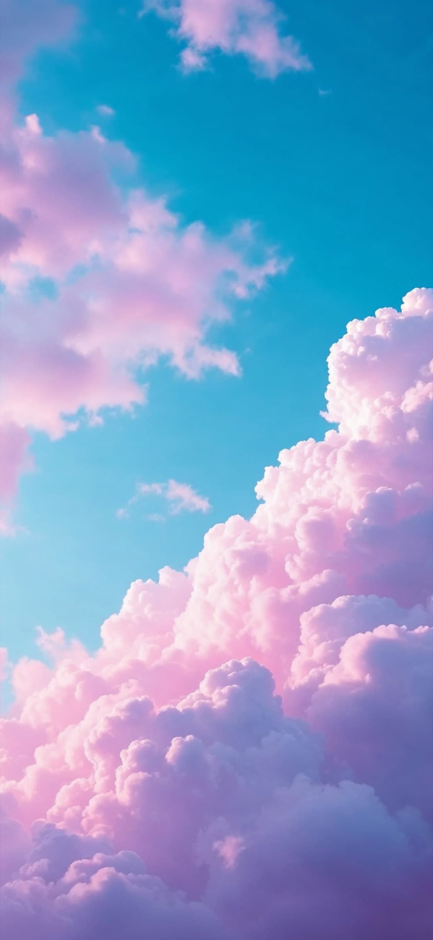 Pastel Cloudscape Dream - free phone wallpaper