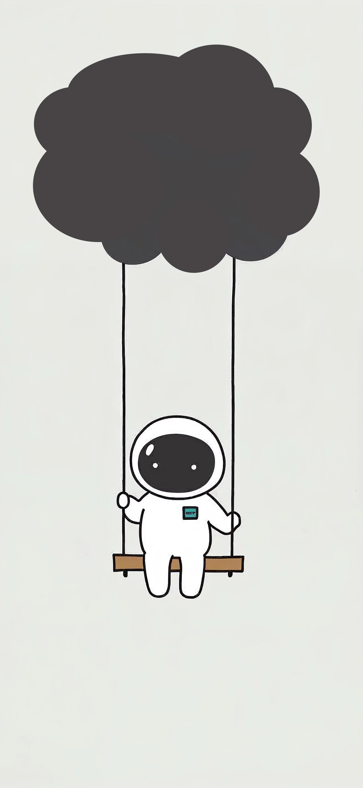 Cosmic Swing Time - free phone wallpaper