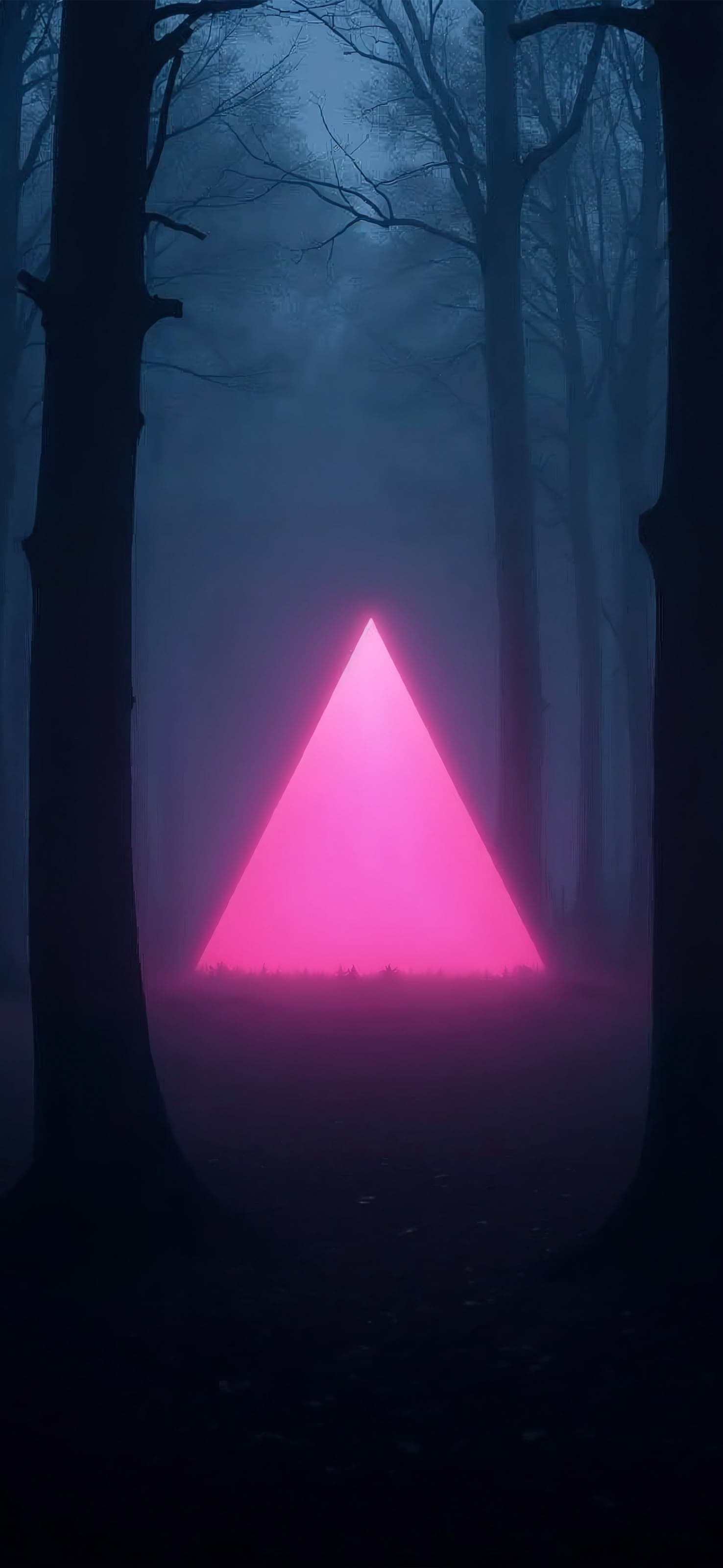 Neon Forest Portal - free phone wallpaper