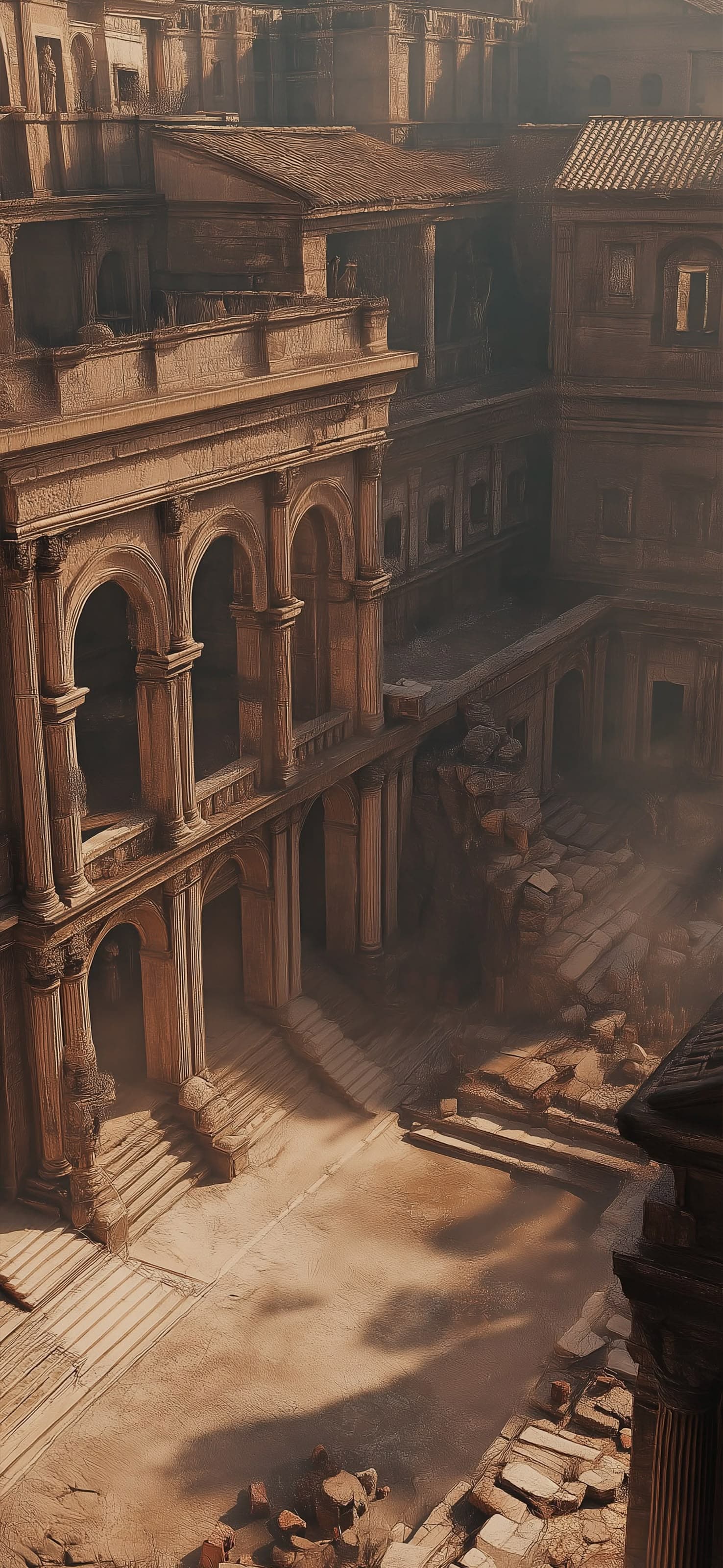 Classical Architecture Remains - free phone wallpaper