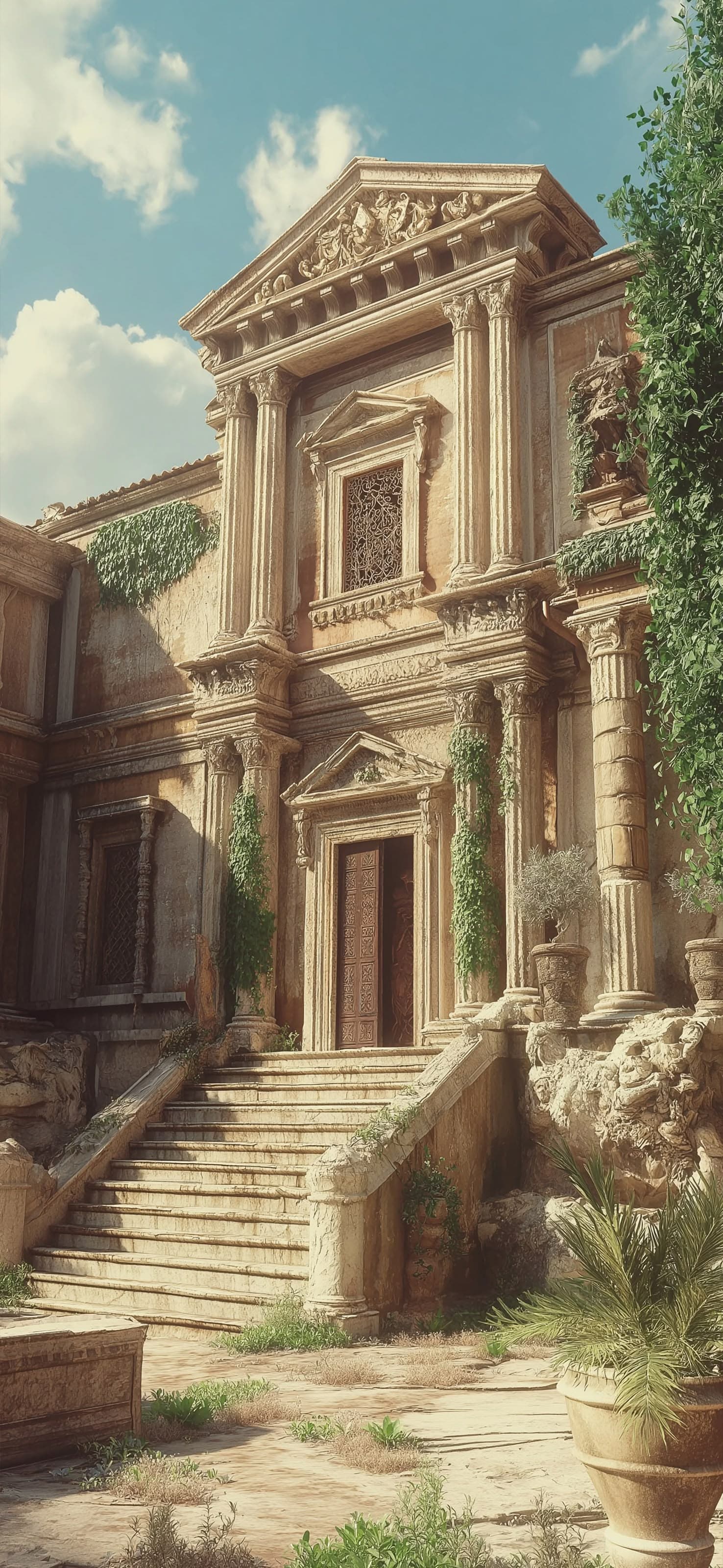 Ancient Ruins - free phone wallpaper