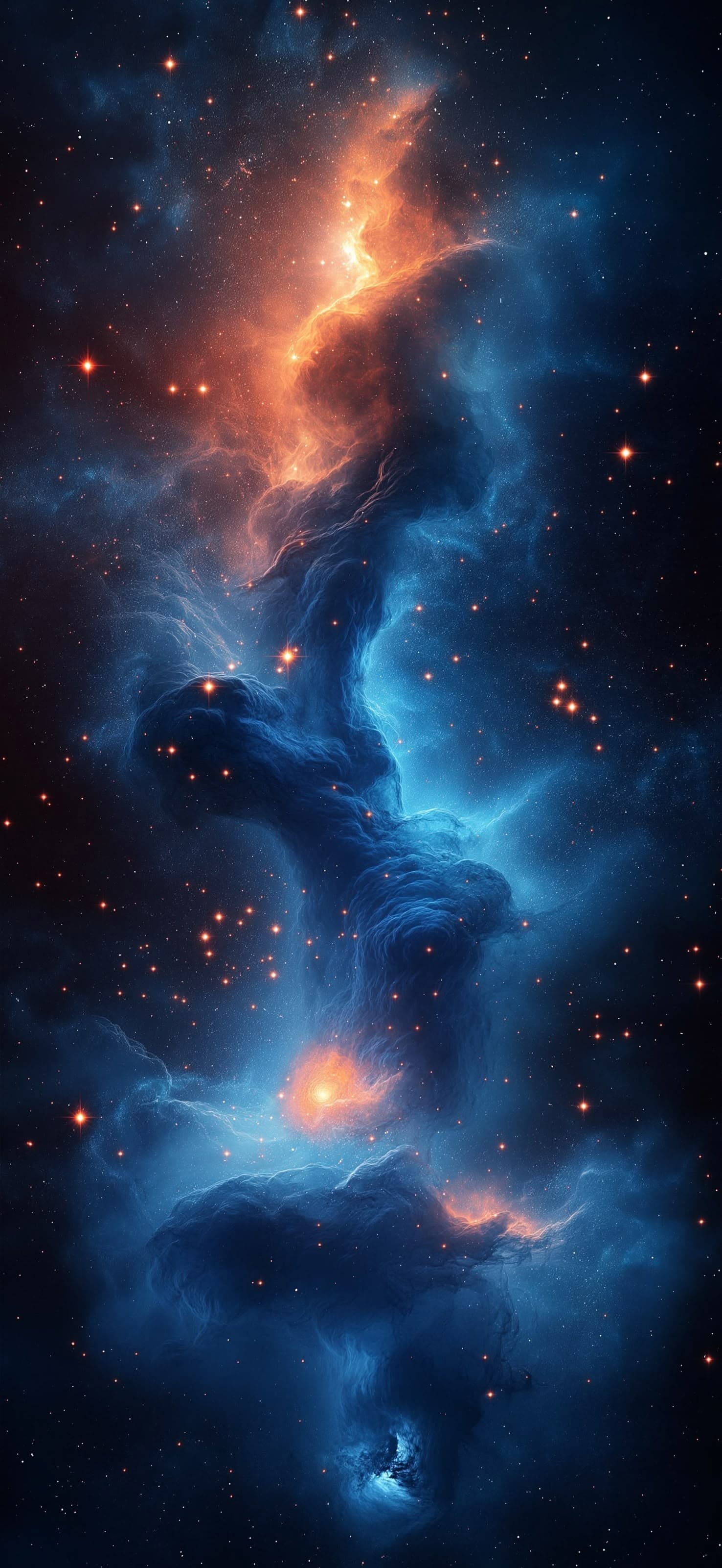 Celestial Nebula Dream - free phone wallpaper