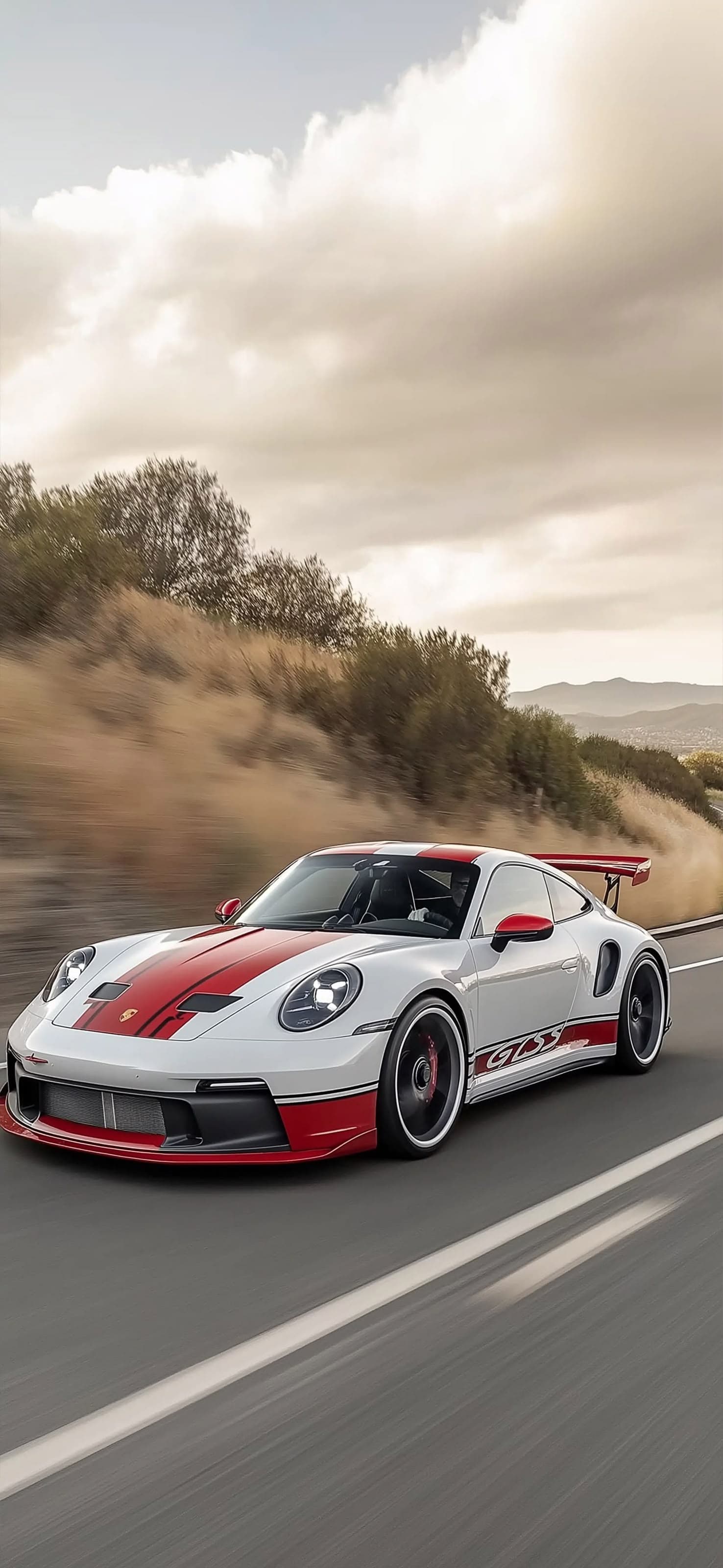 Porsche Drift - free phone wallpaper