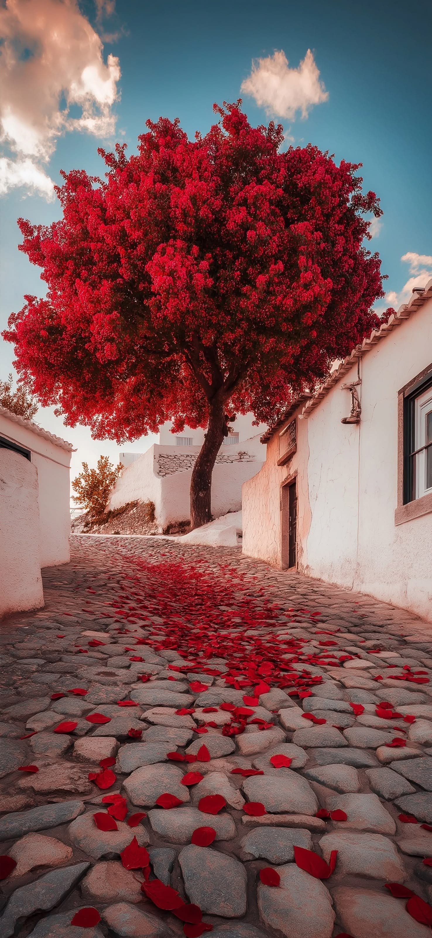 Petal Lane - free phone wallpaper