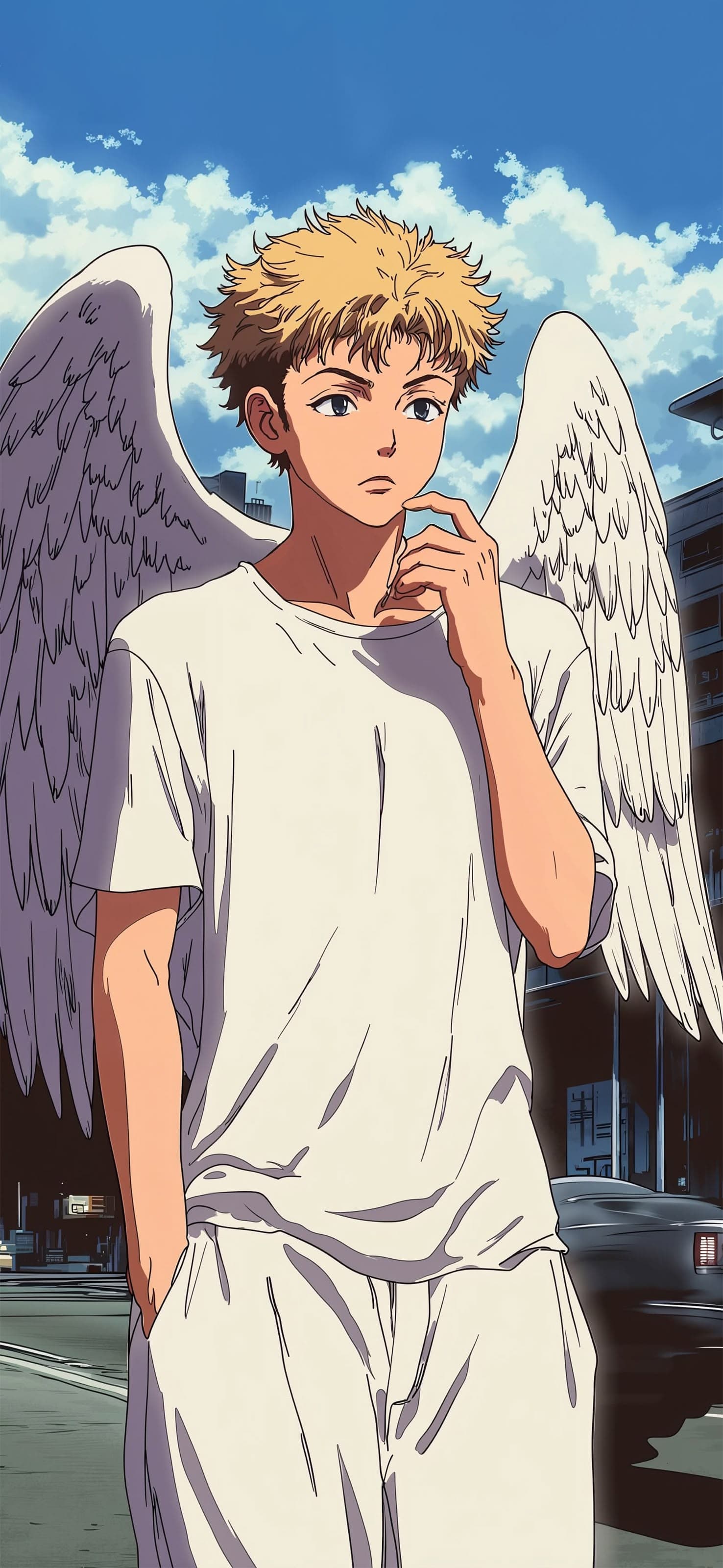 Anime Angel - free phone wallpaper