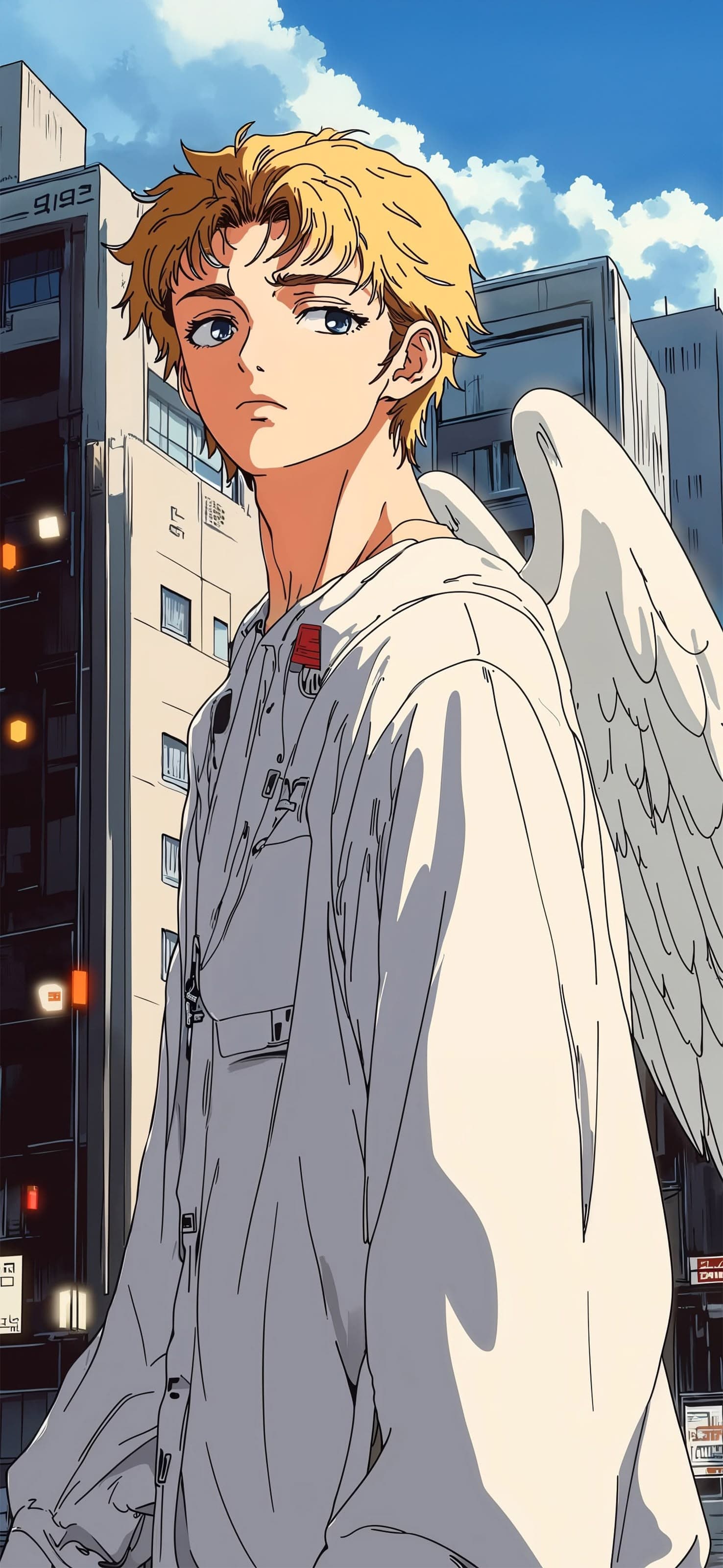 Winged Youth - free phone wallpaper