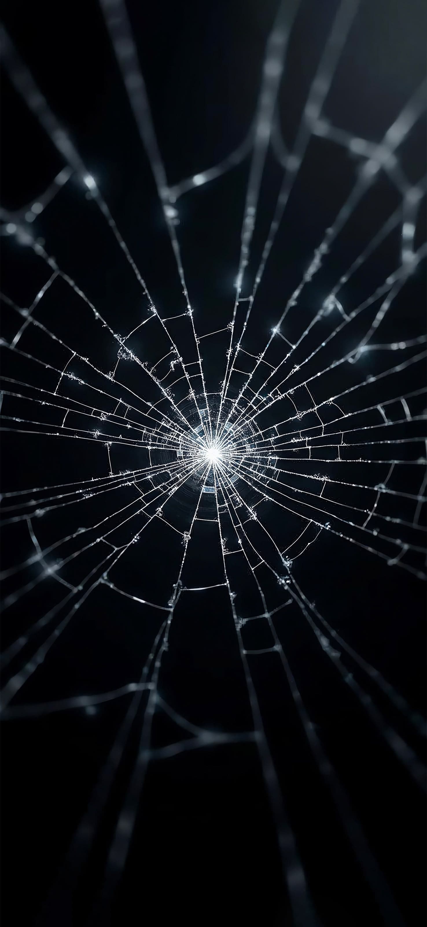 Shattered Glass Light - free phone wallpaper