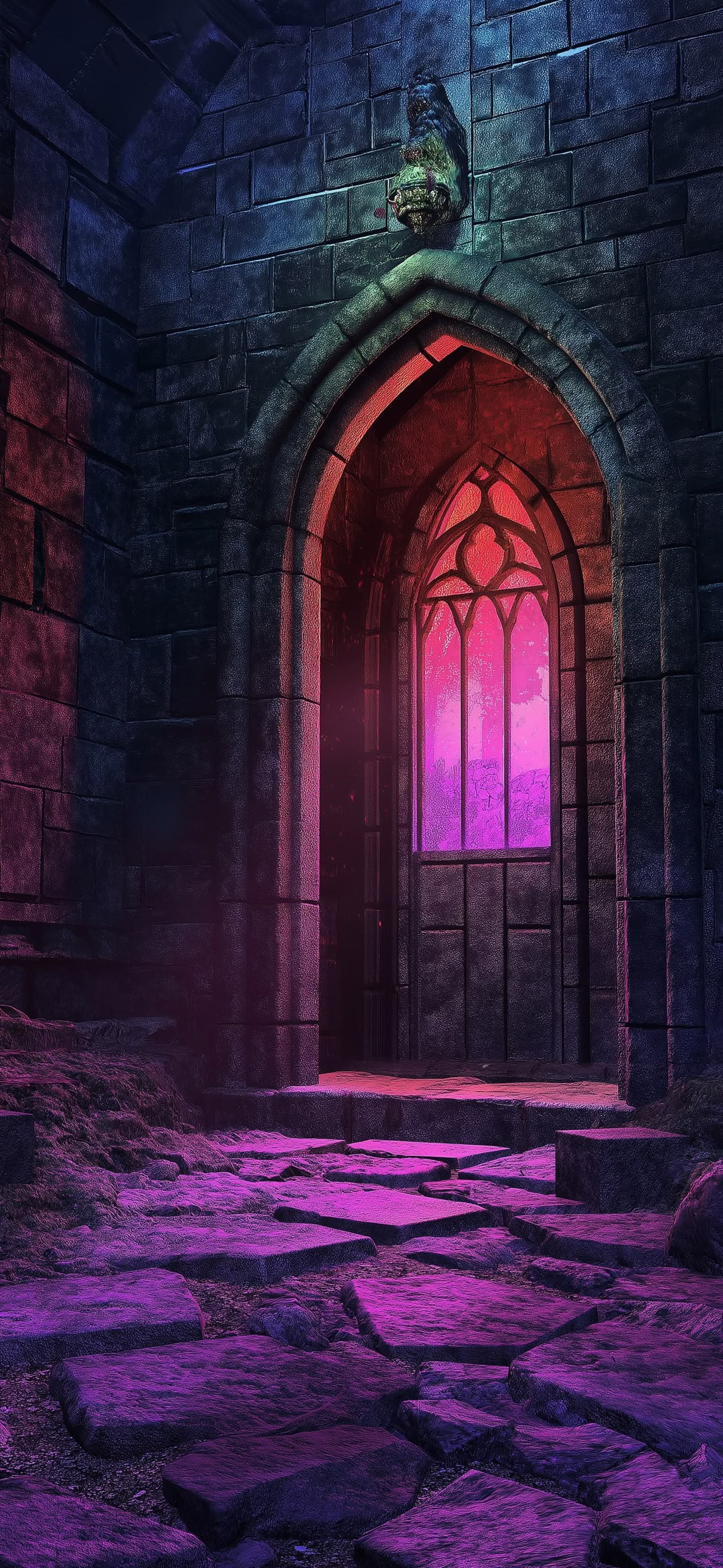 Gothic Archway - free phone wallpaper