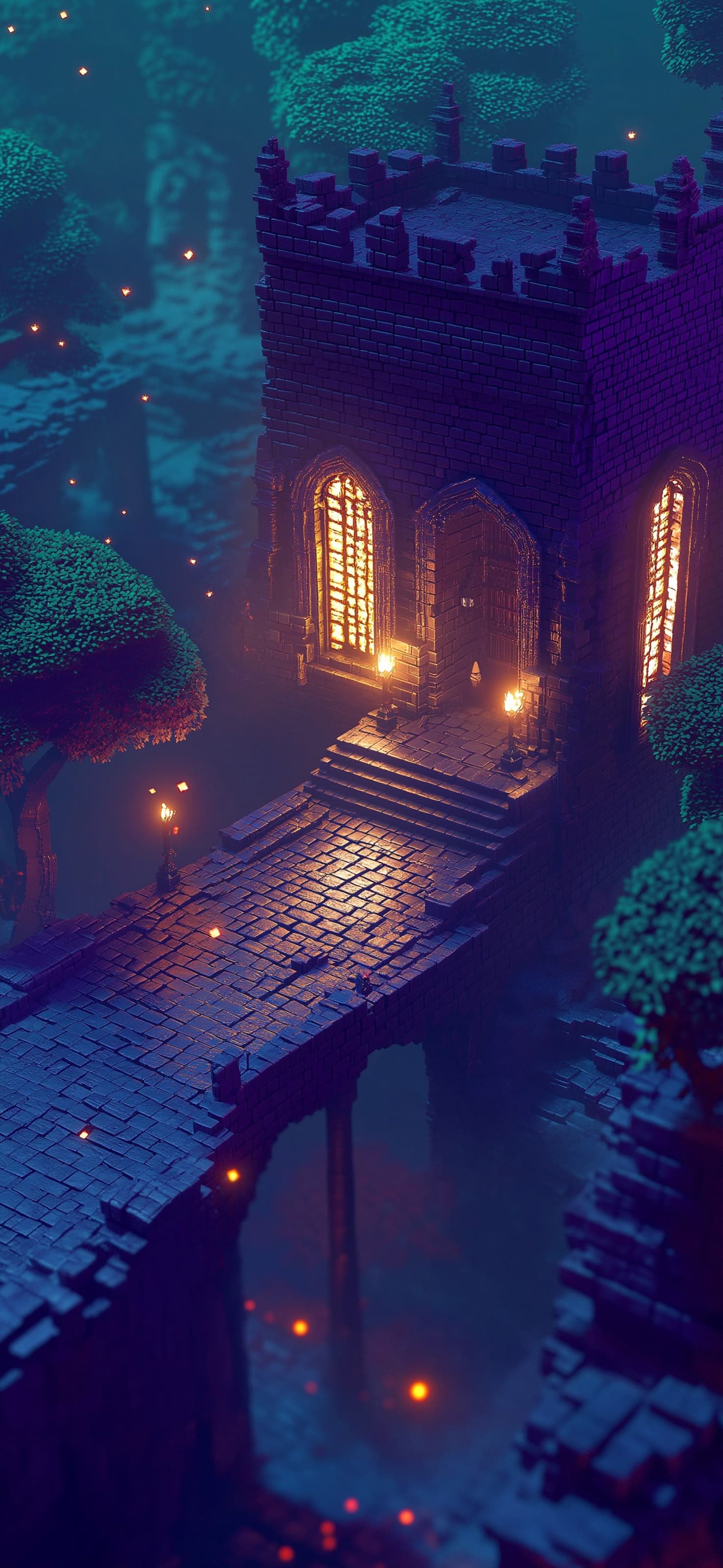 Mystic Castle - free phone wallpaper