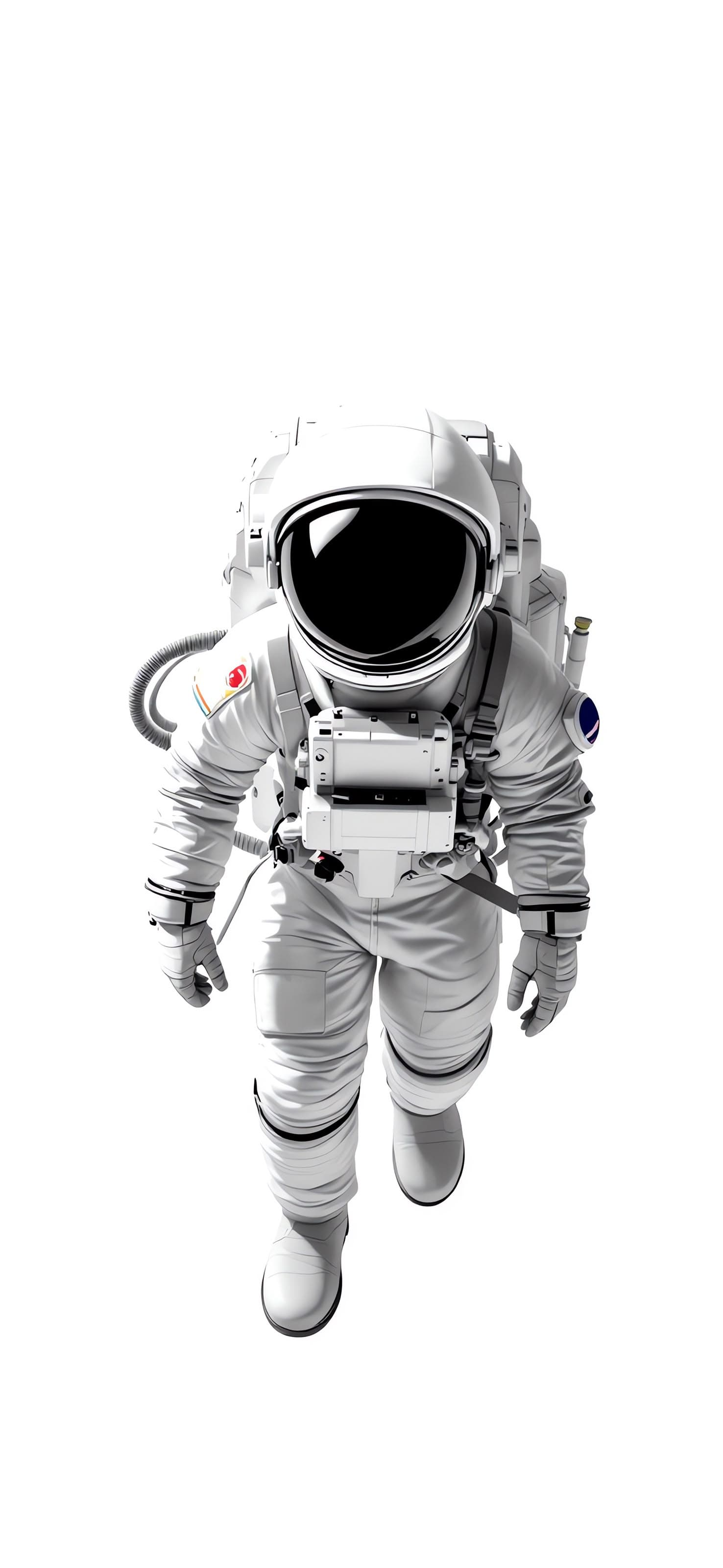 Astronaut Walking - free phone wallpaper