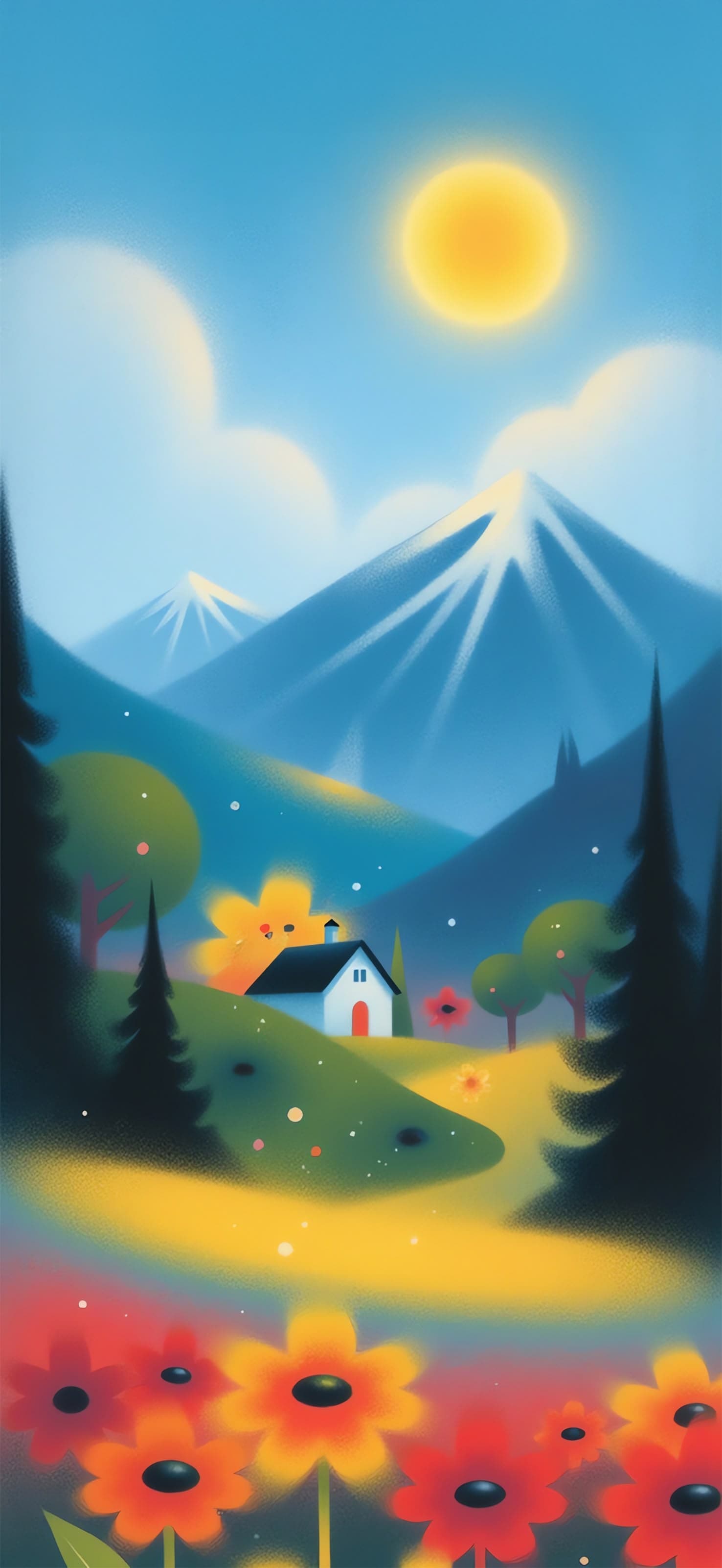 Mountain Landscape - free phone wallpaper