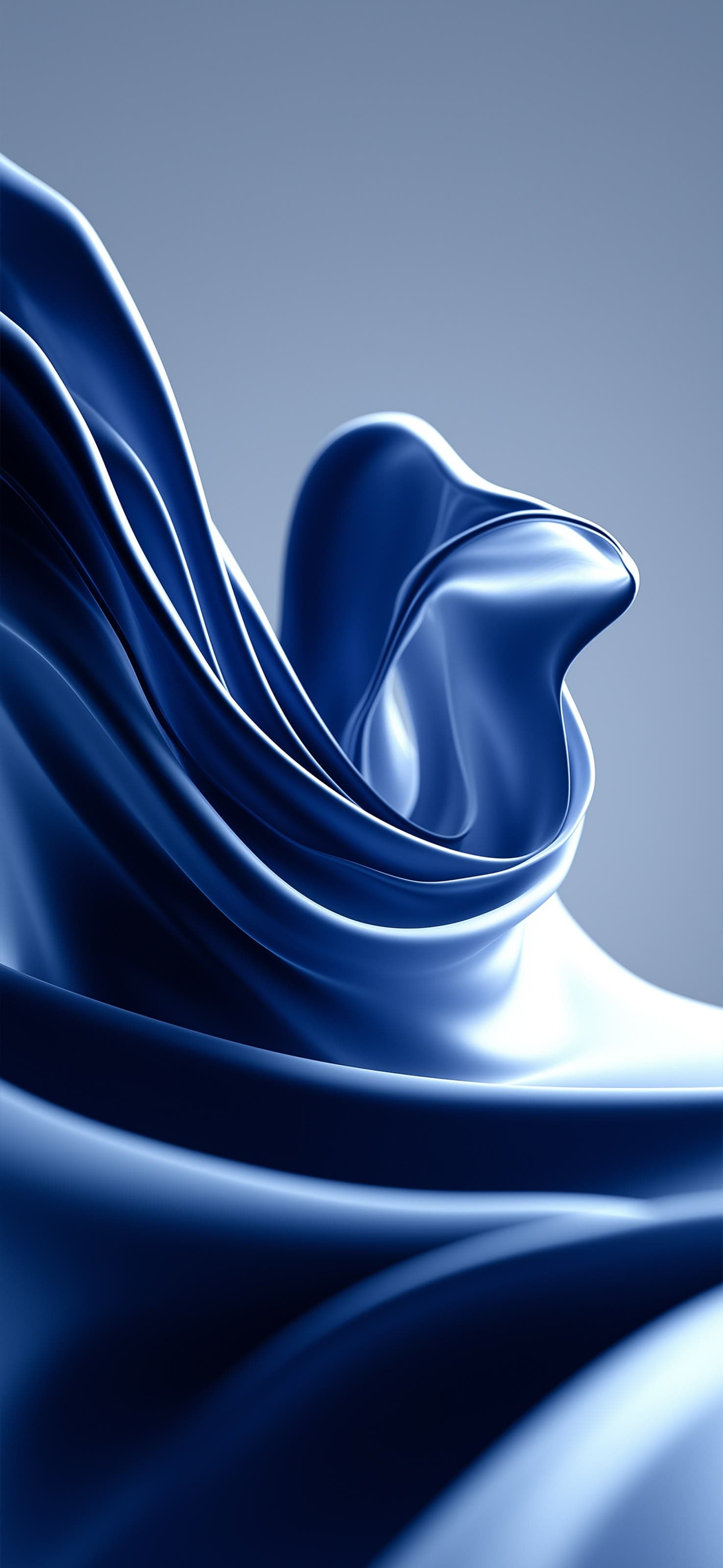 Blue Satin Fabric - free phone wallpaper