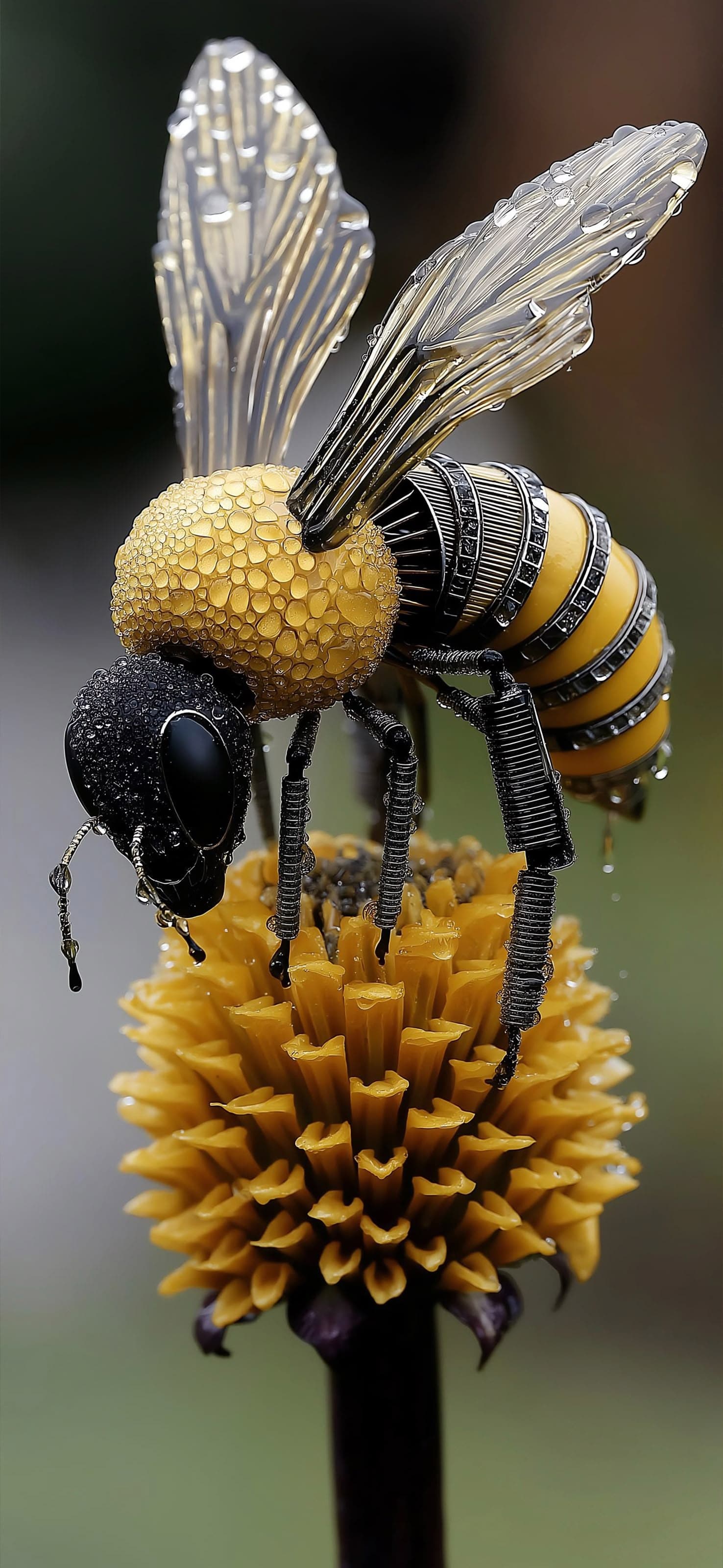 Robot Bee - free phone wallpaper