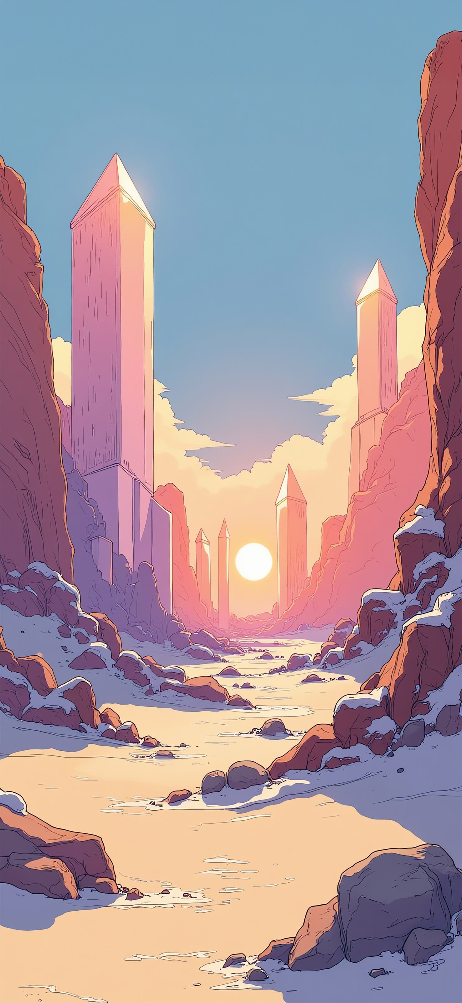 Crystal Valley - free phone wallpaper