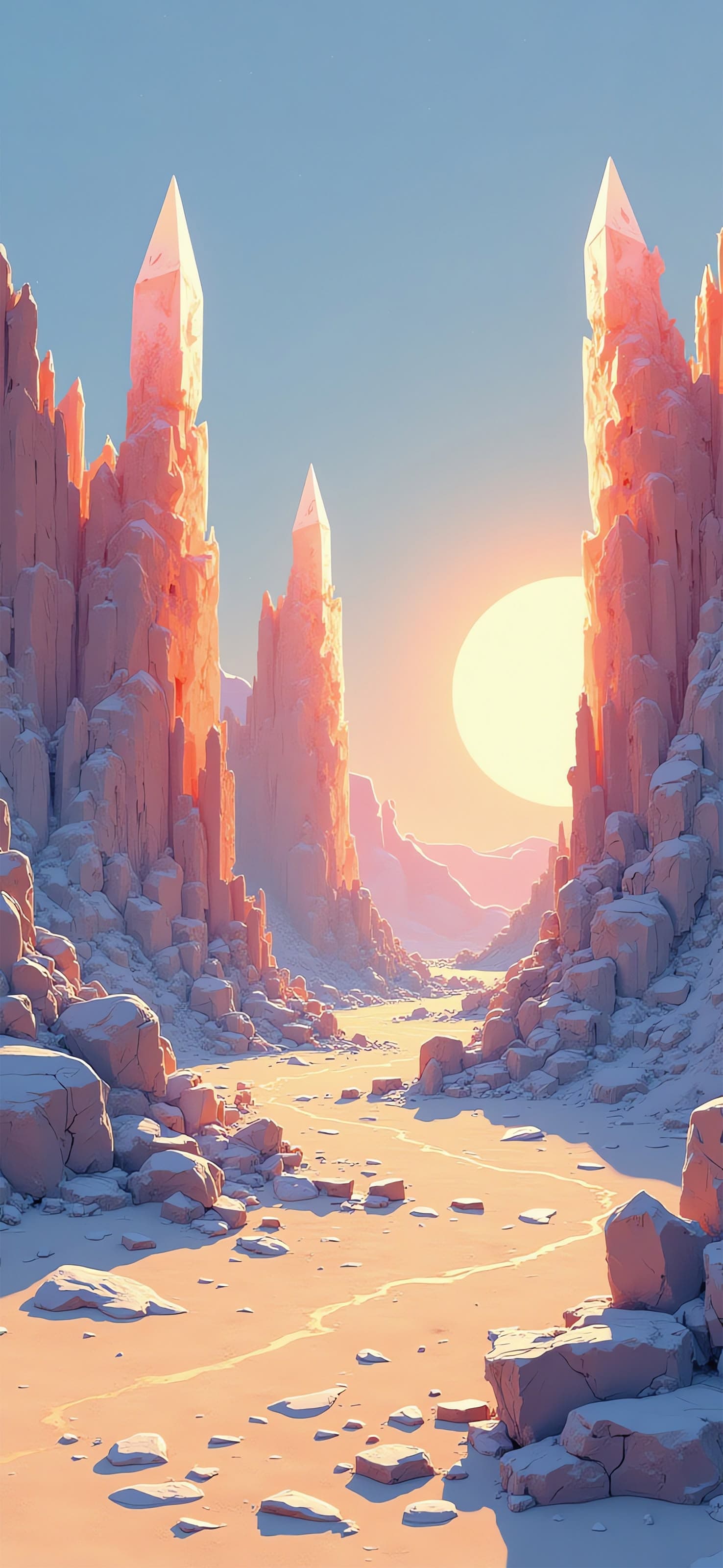 Mountain Peaks - free phone wallpaper