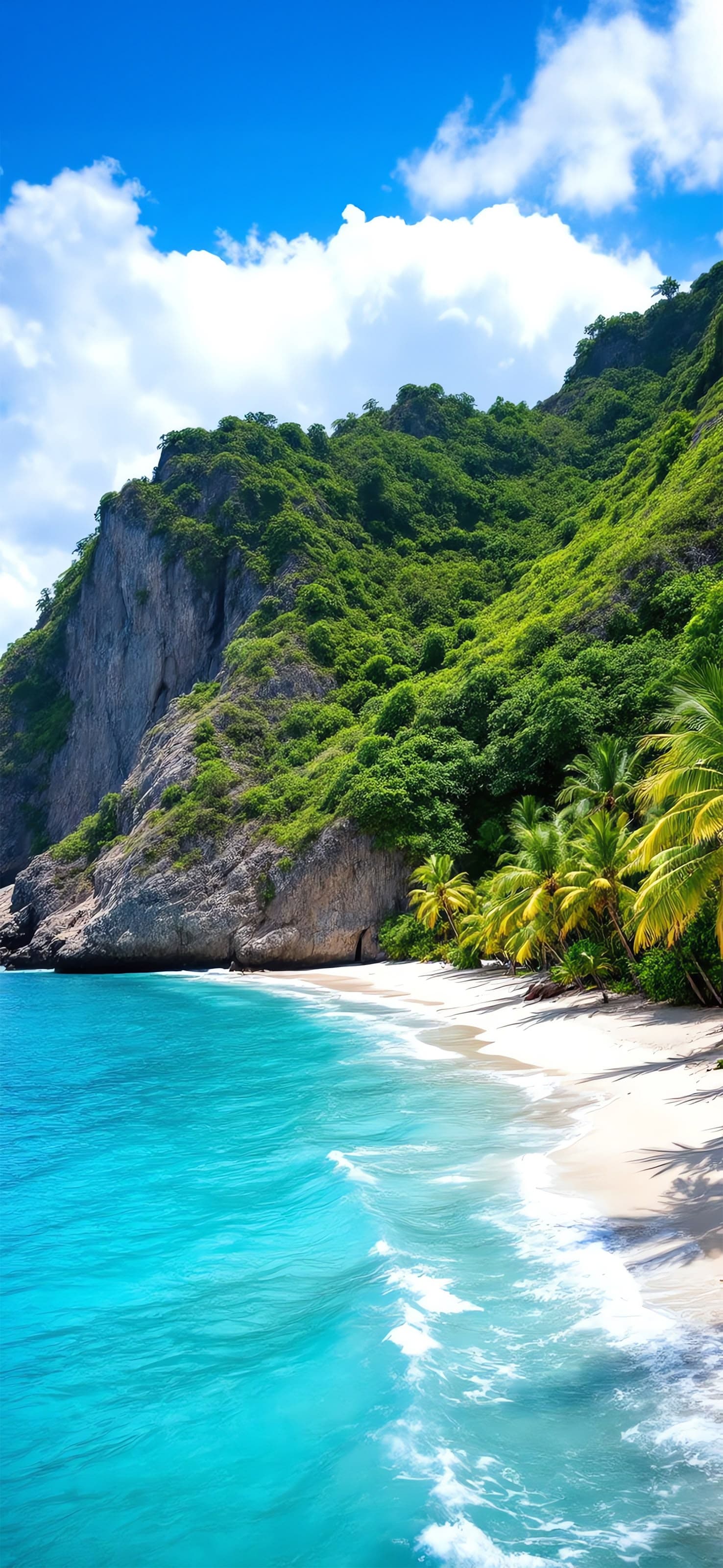 Tropical Beach - free phone wallpaper