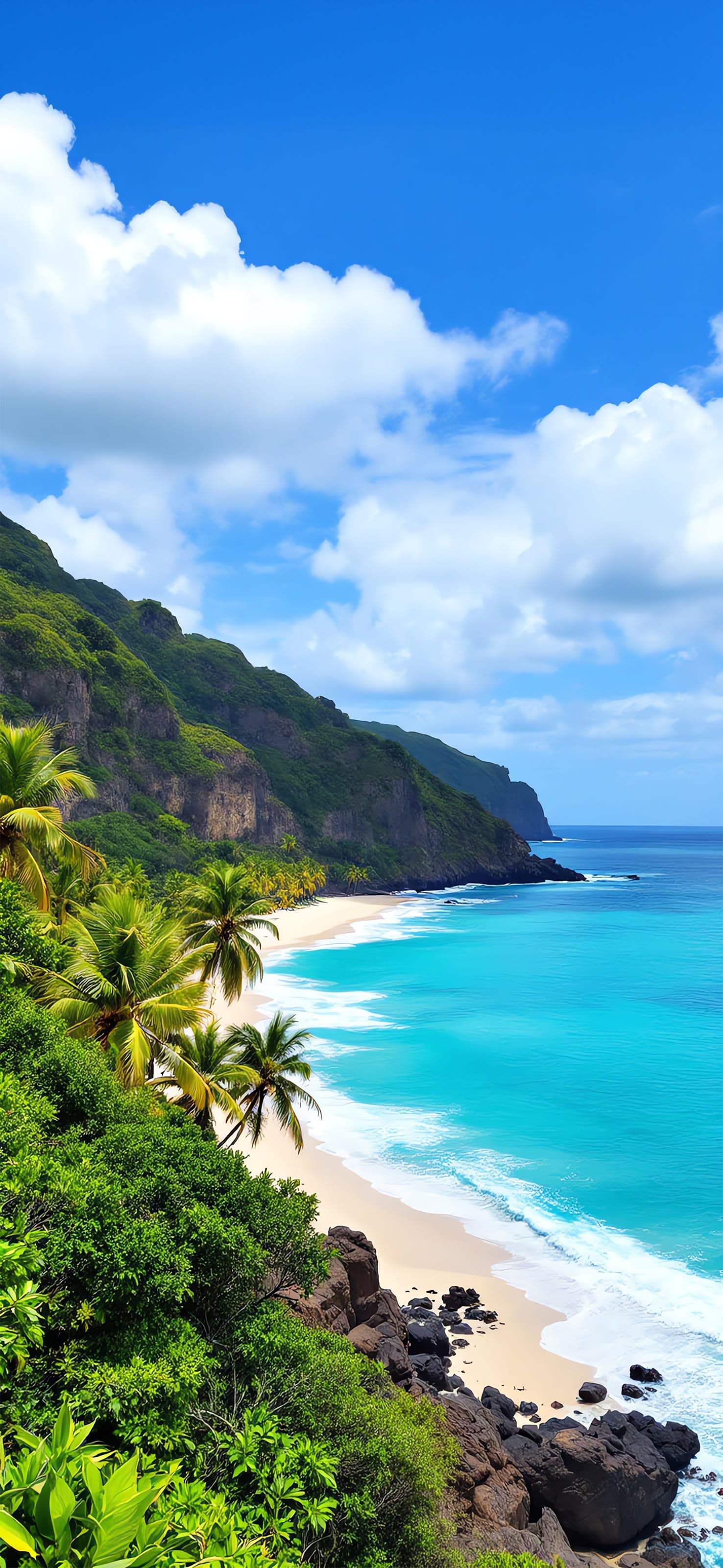 Coastal View - free phone wallpaper