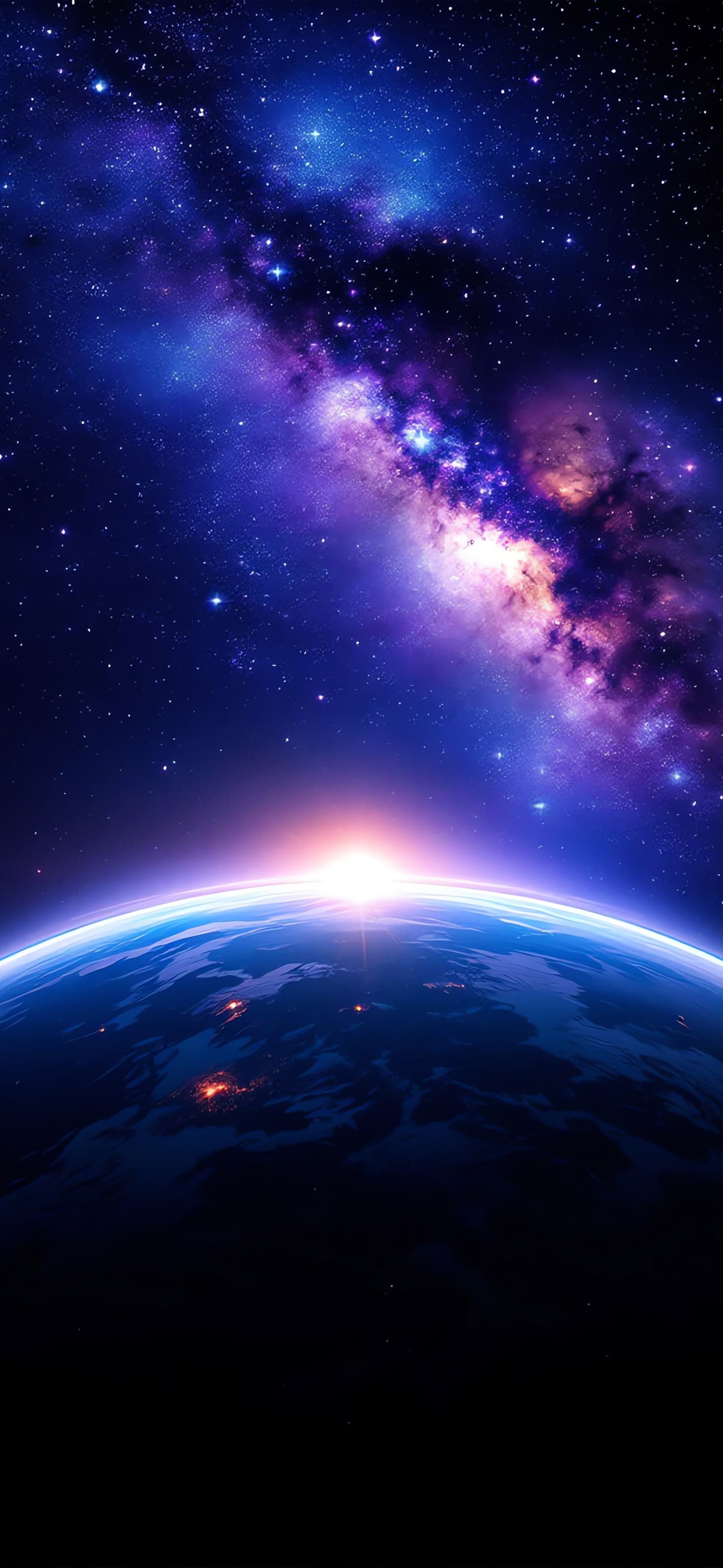 Galactic View - free phone wallpaper