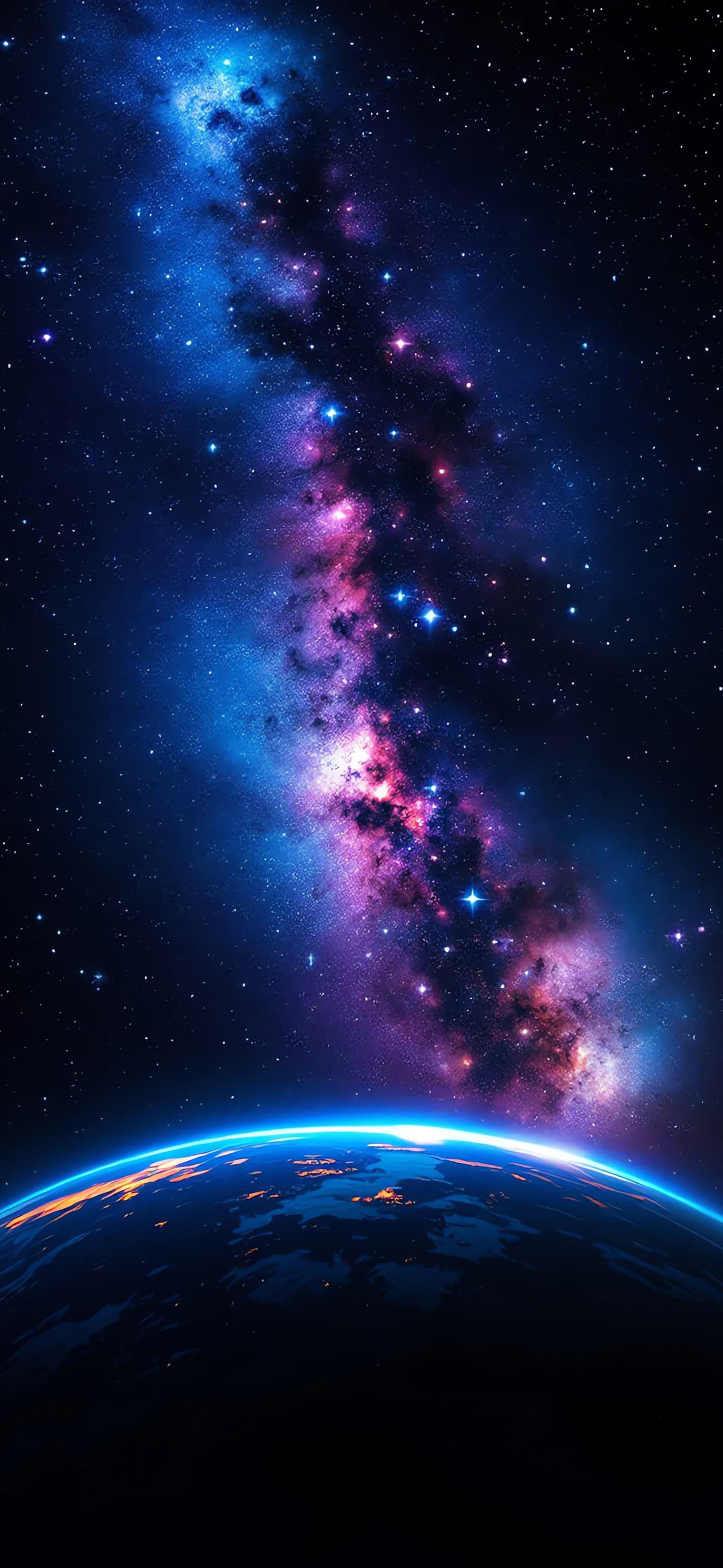 Starlit Sky - free phone wallpaper