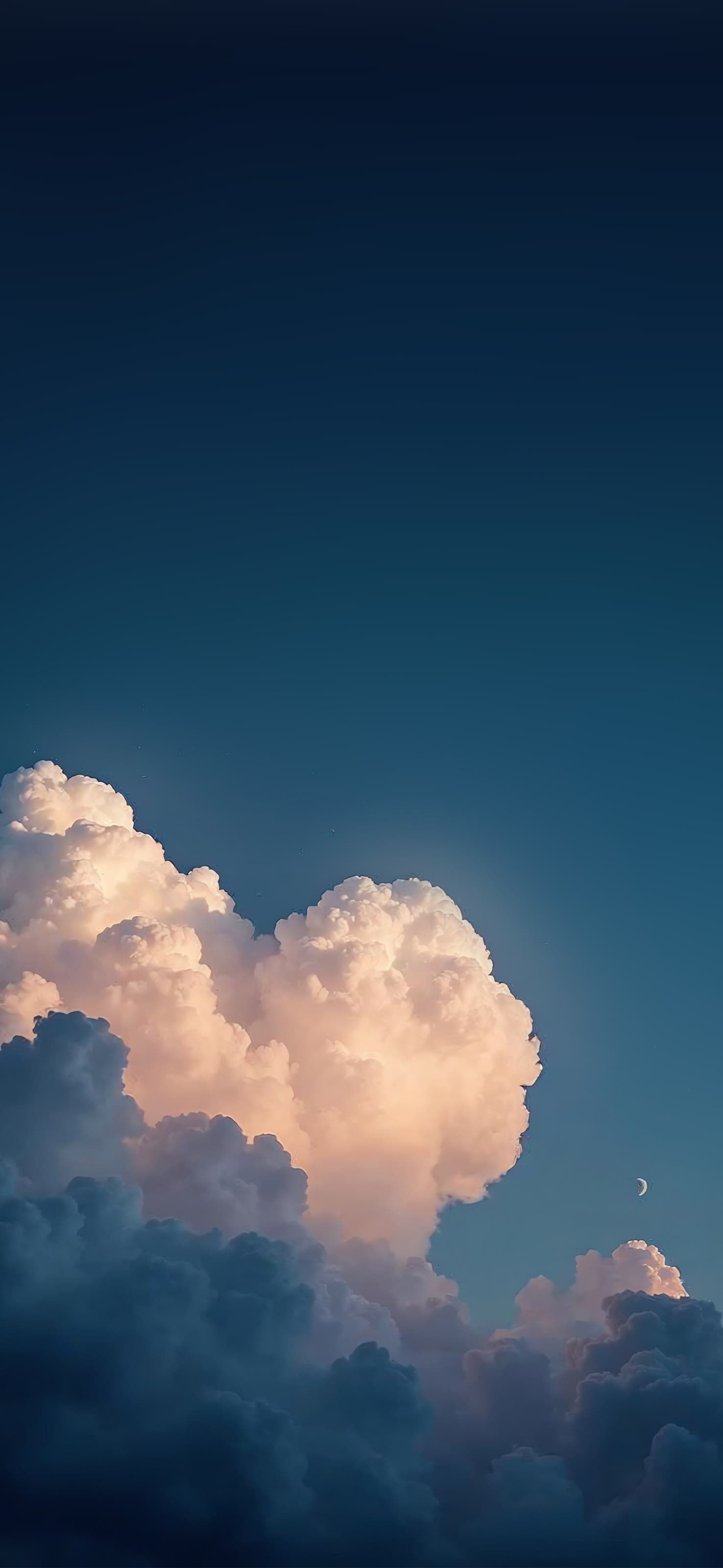 Cloudy Horizon - free phone wallpaper