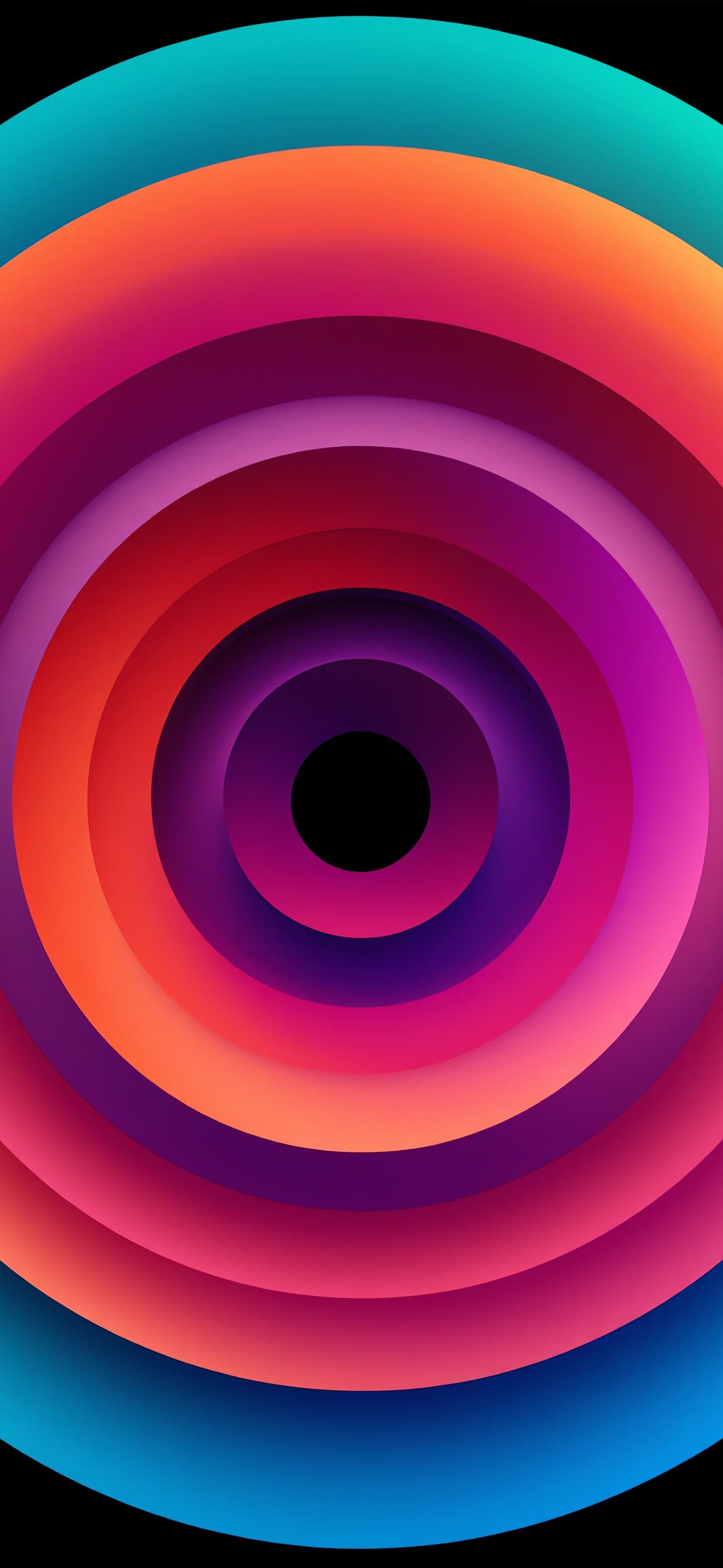 Vibrant Circles - free phone wallpaper