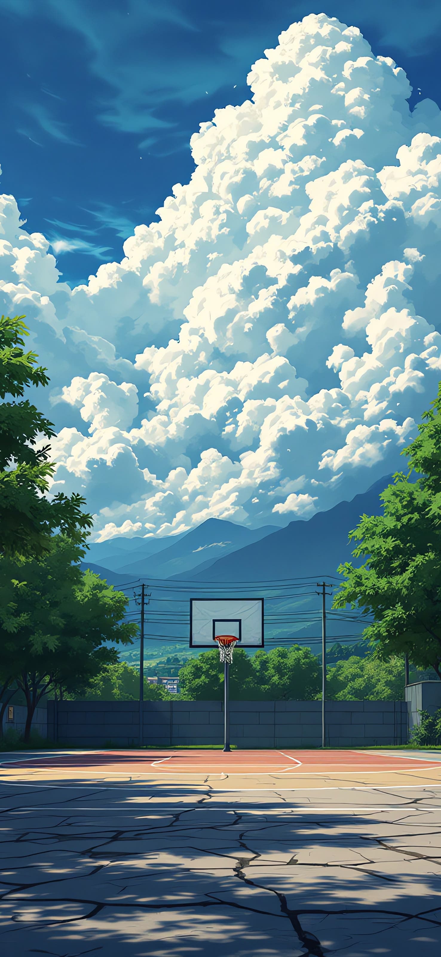 Basketball Court - free phone wallpaper