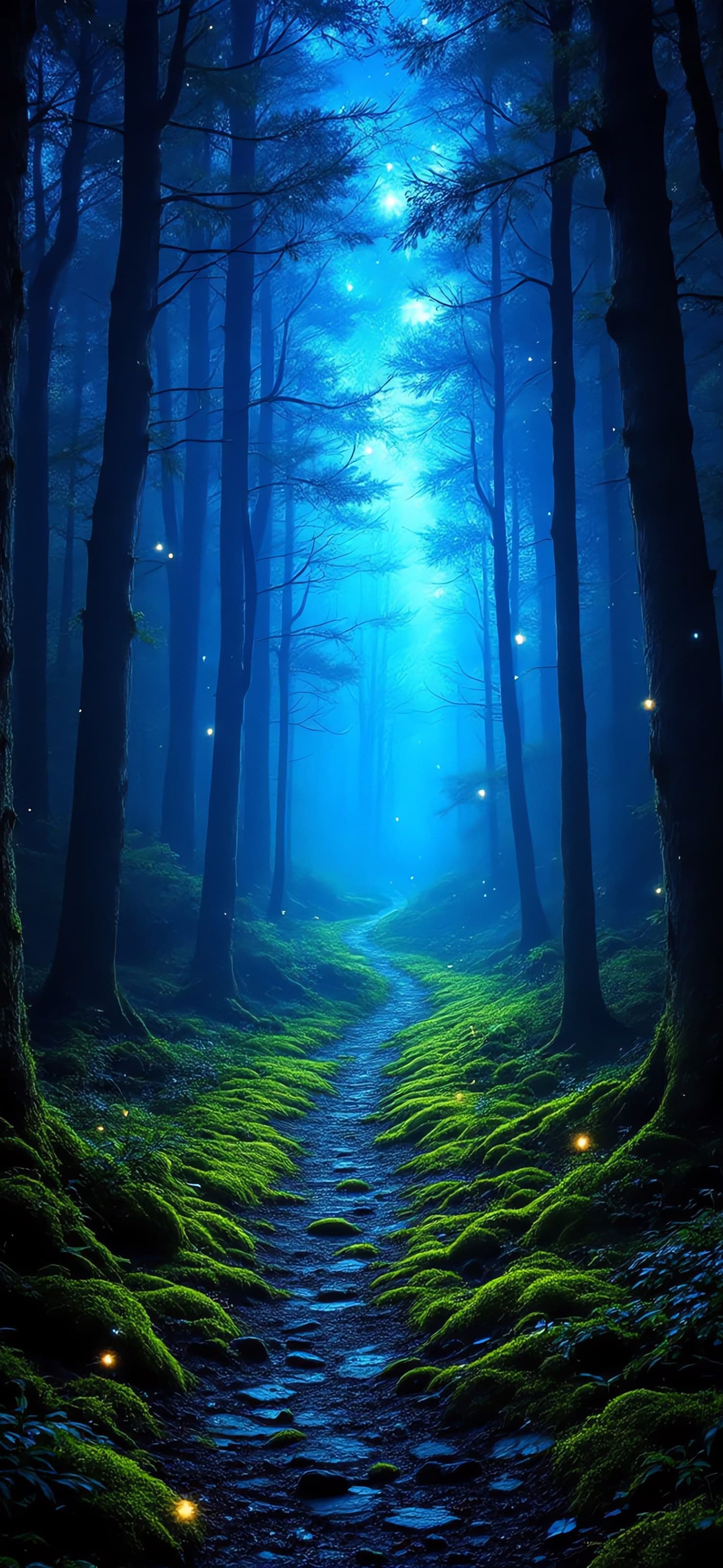 Mystical Forest Path 2 - free phone wallpaper
