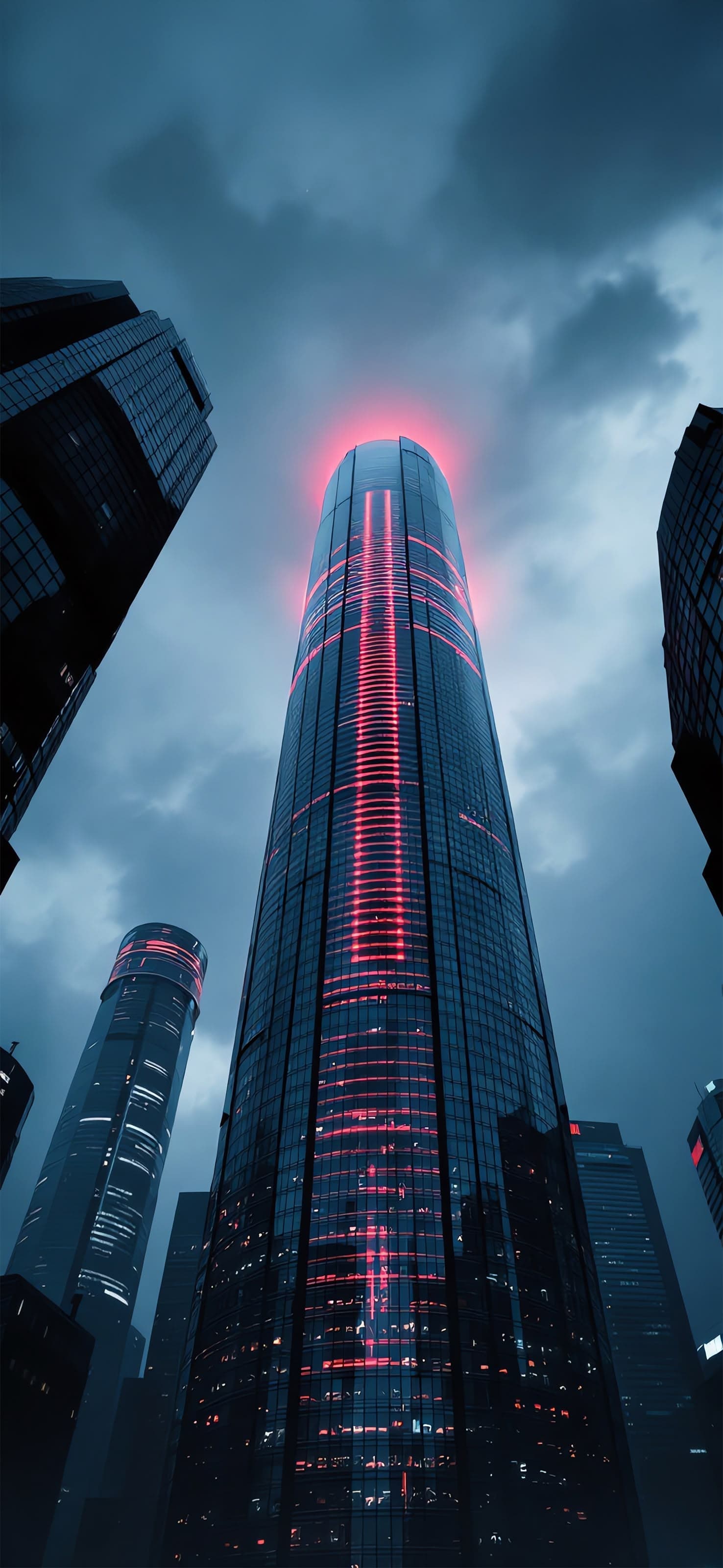 Futuristic Skyscraper - free phone wallpaper