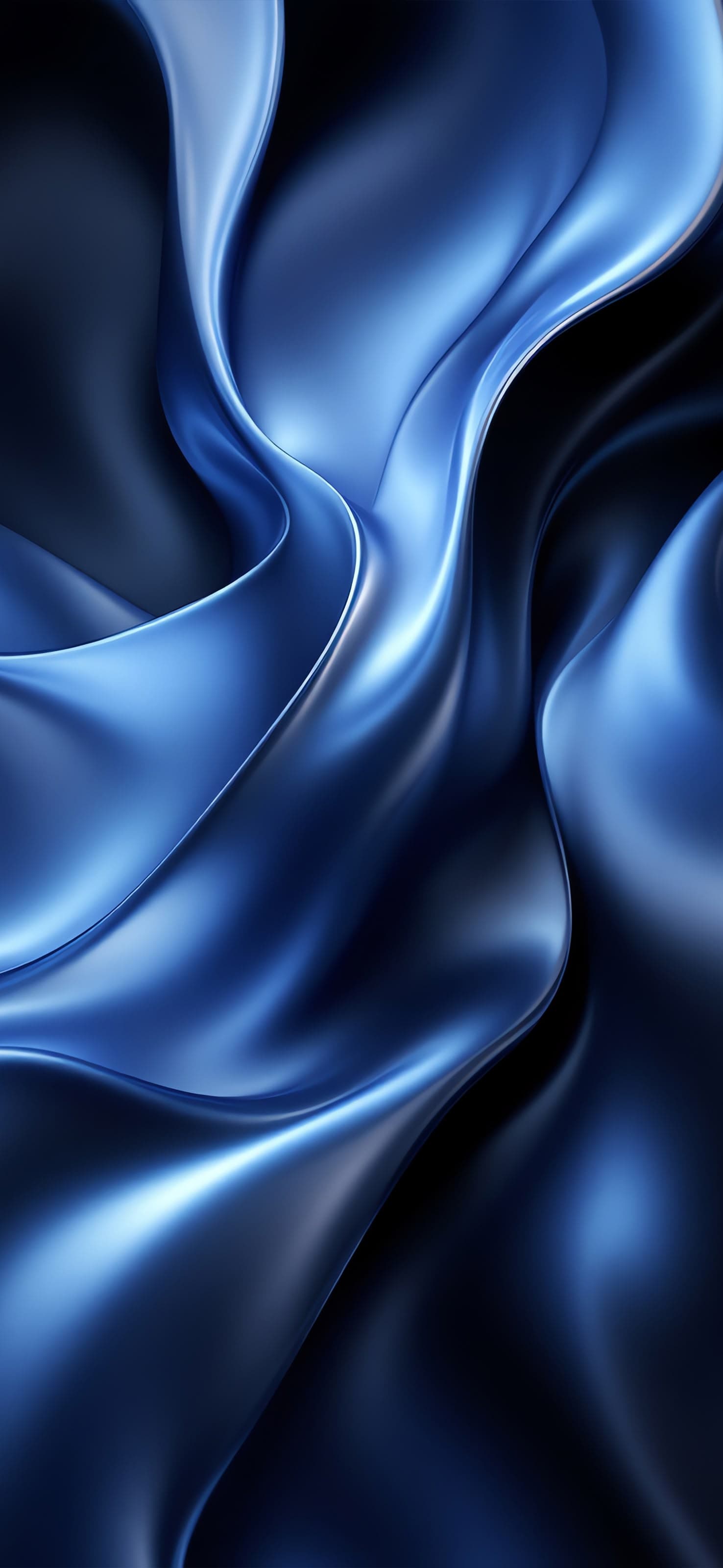Blue Satin Fabric - free phone wallpaper