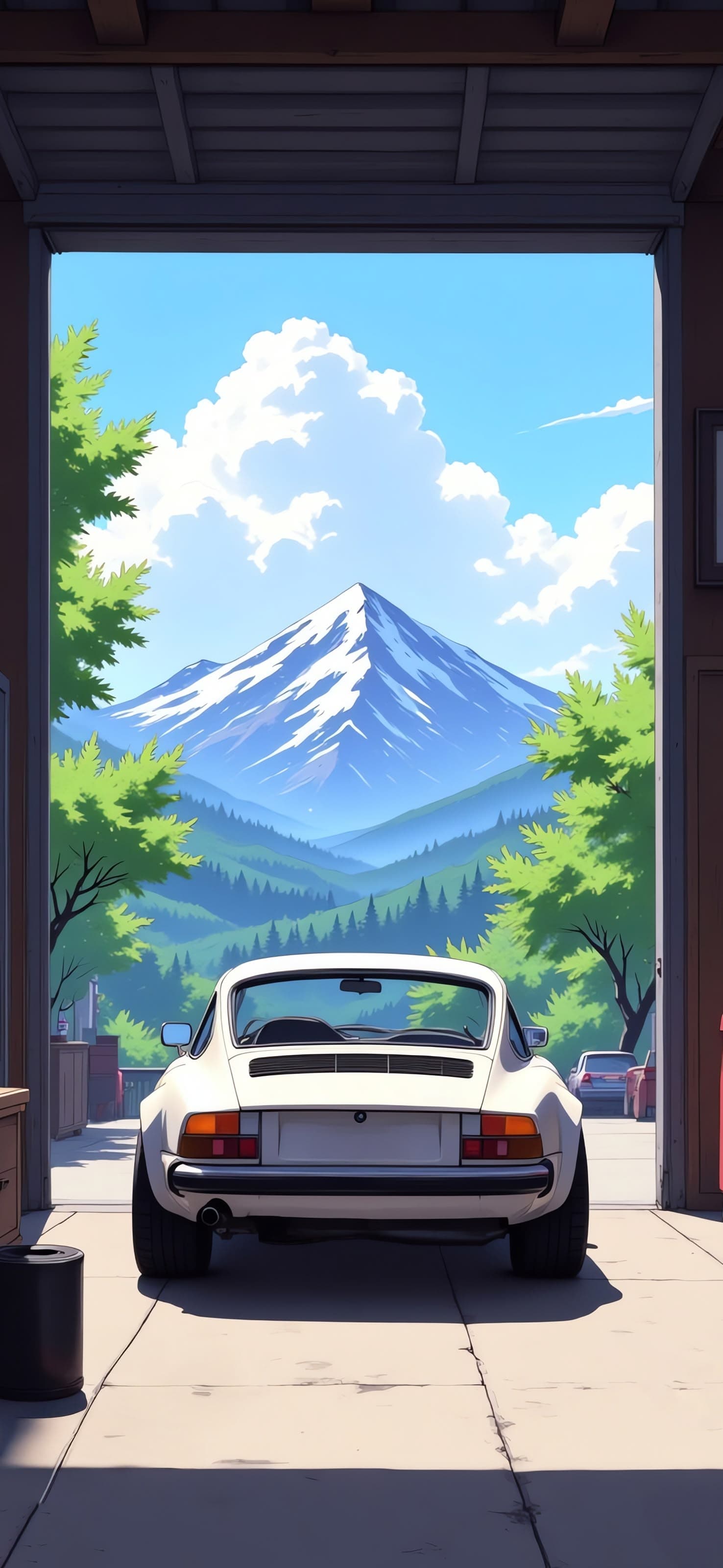 Mountain View Car - free phone wallpaper