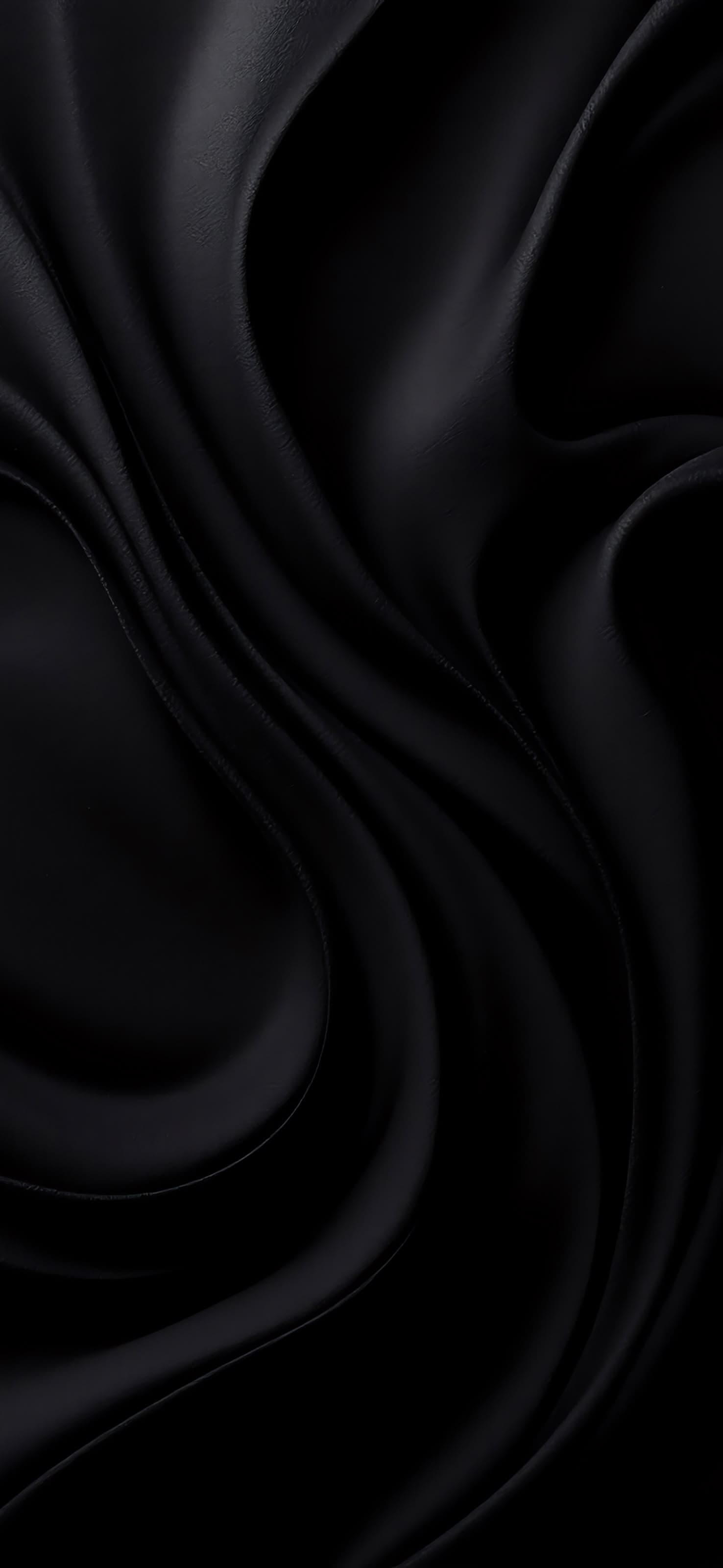 Silky Black Fabric - free phone wallpaper