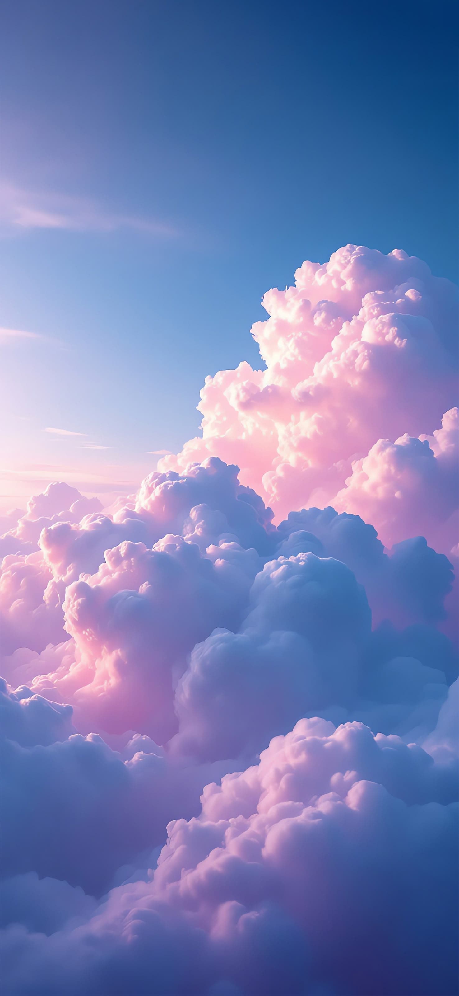 Pink Clouds - free phone wallpaper