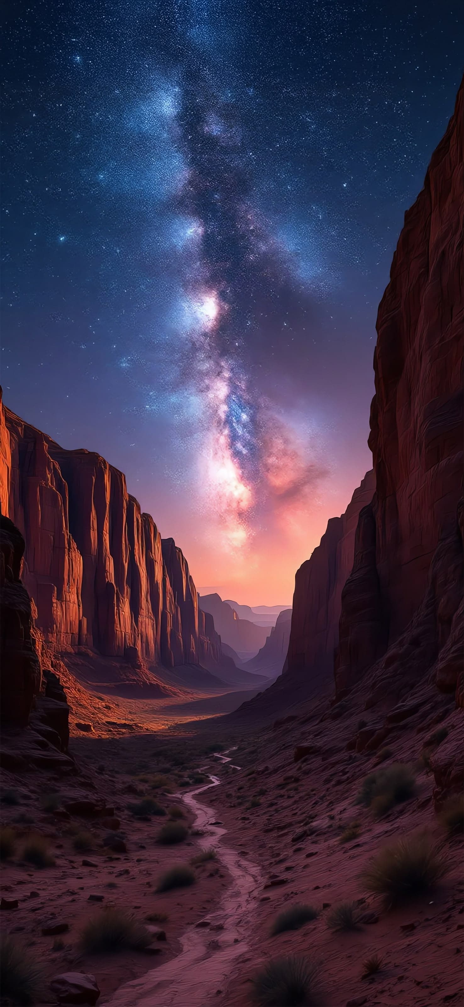Cosmic Canyon 1 - free phone wallpaper