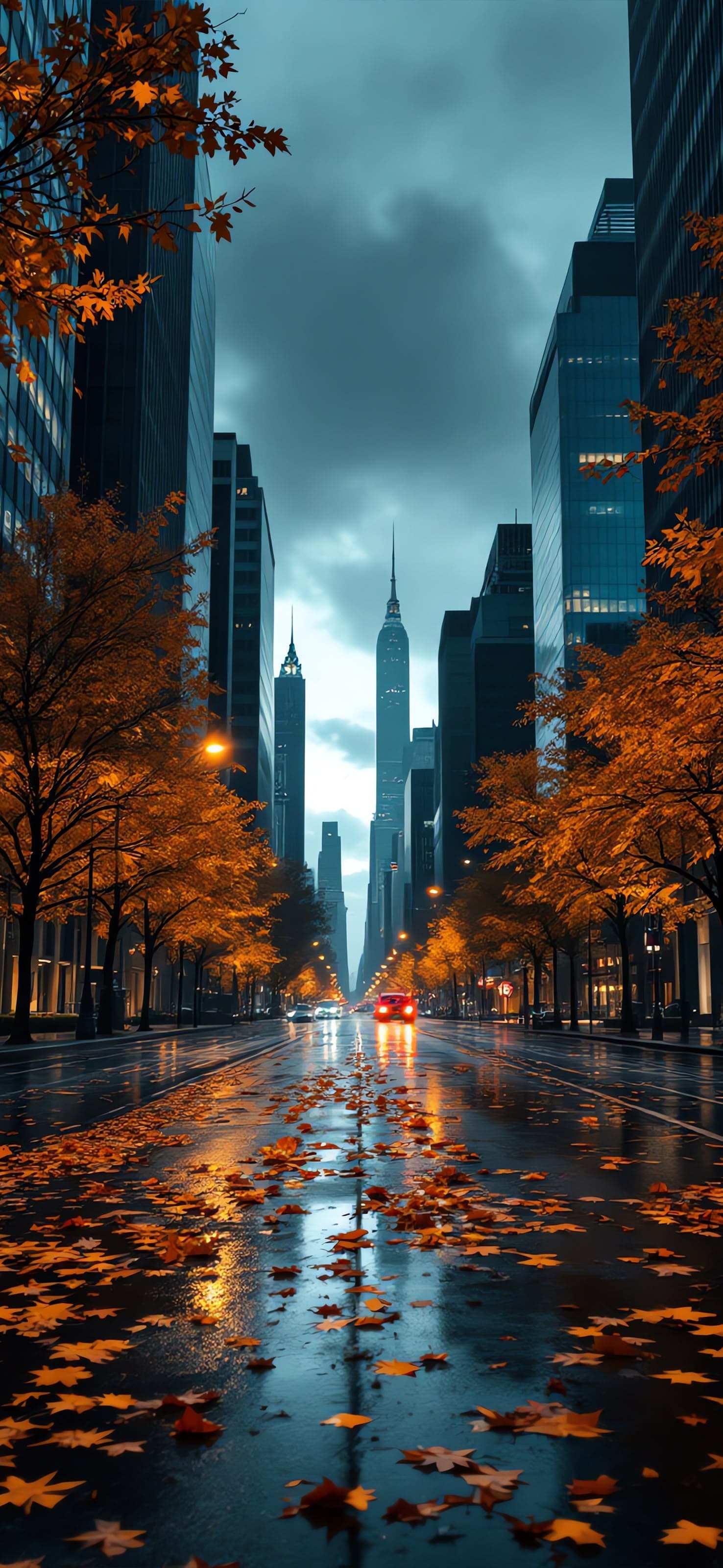 City Street - free phone wallpaper