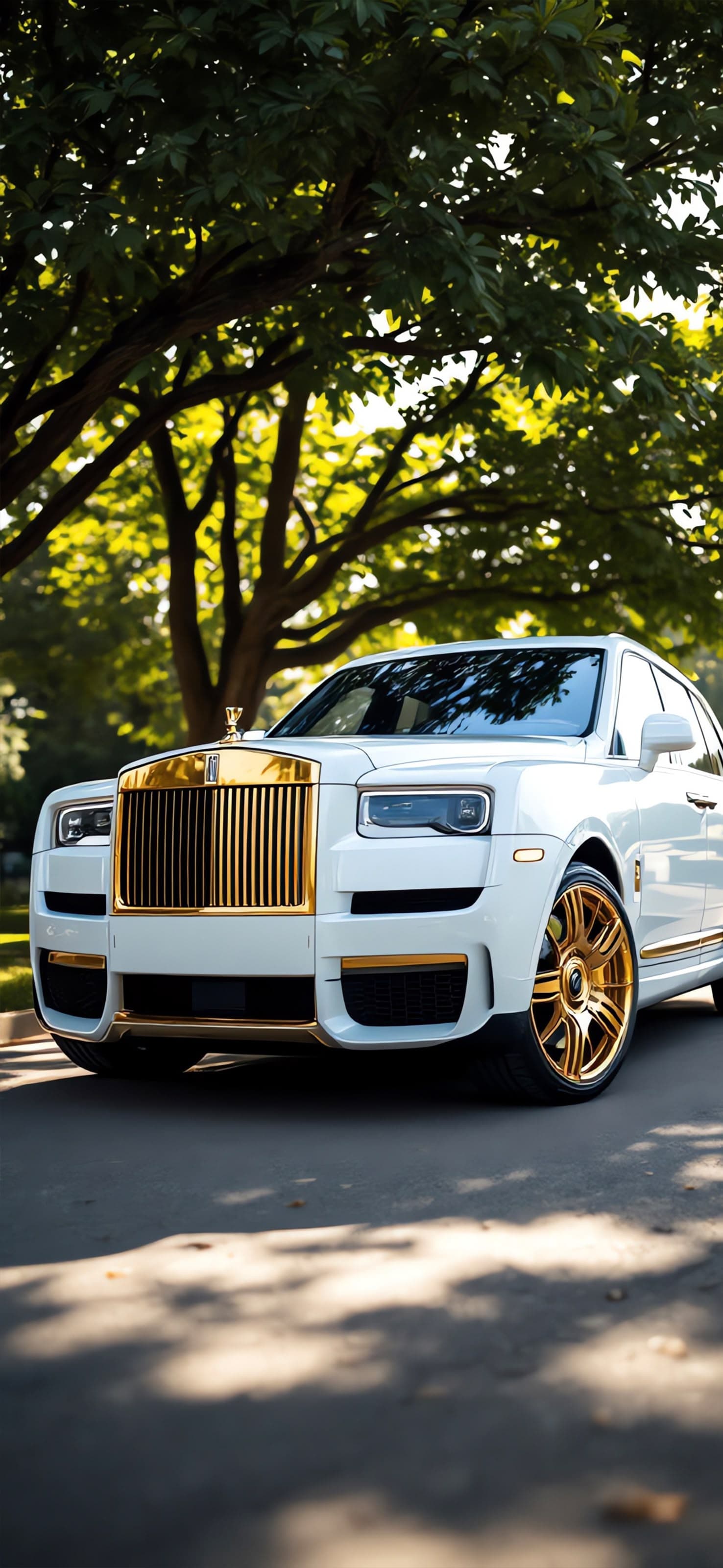 Elegant luxury car 2 - free phone wallpaper