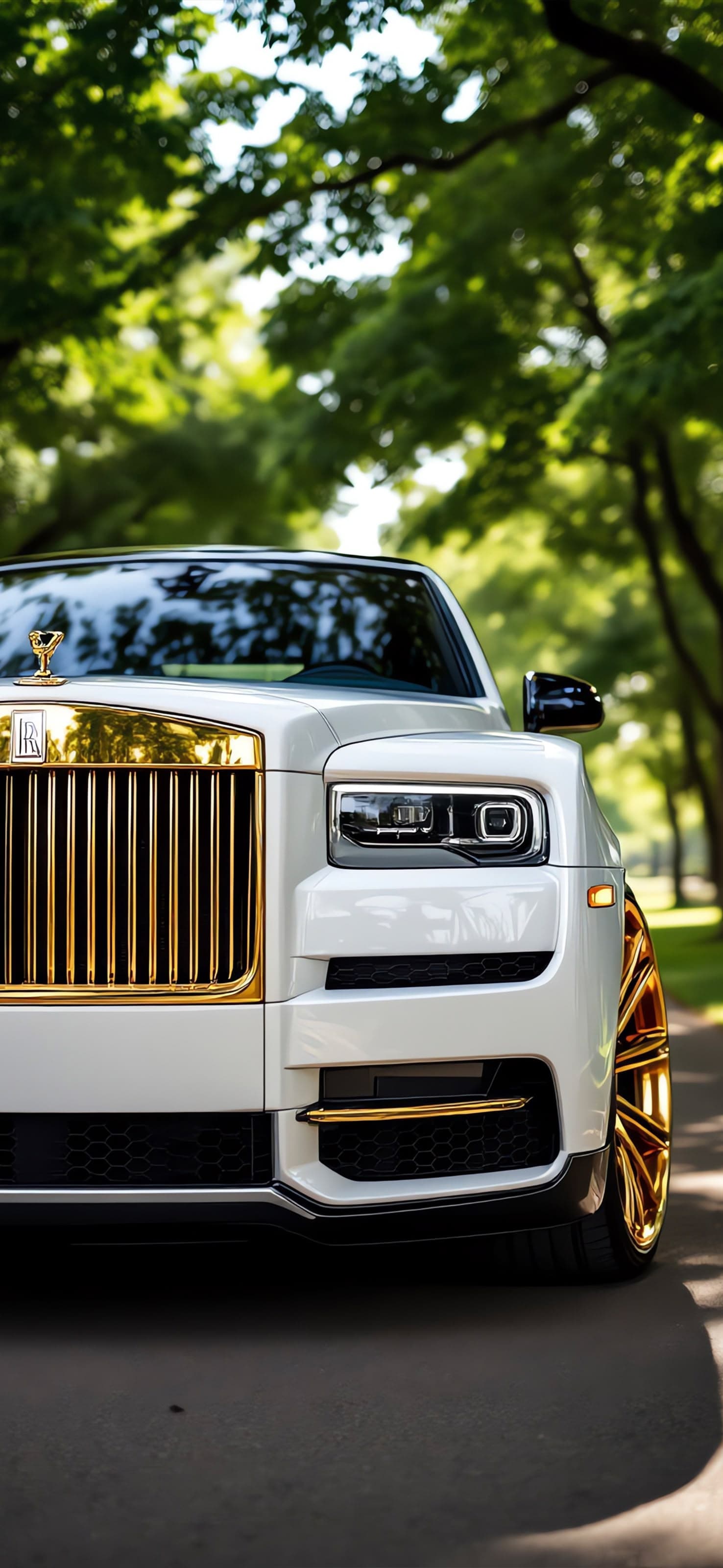 Elegant luxury car 2 - free phone wallpaper