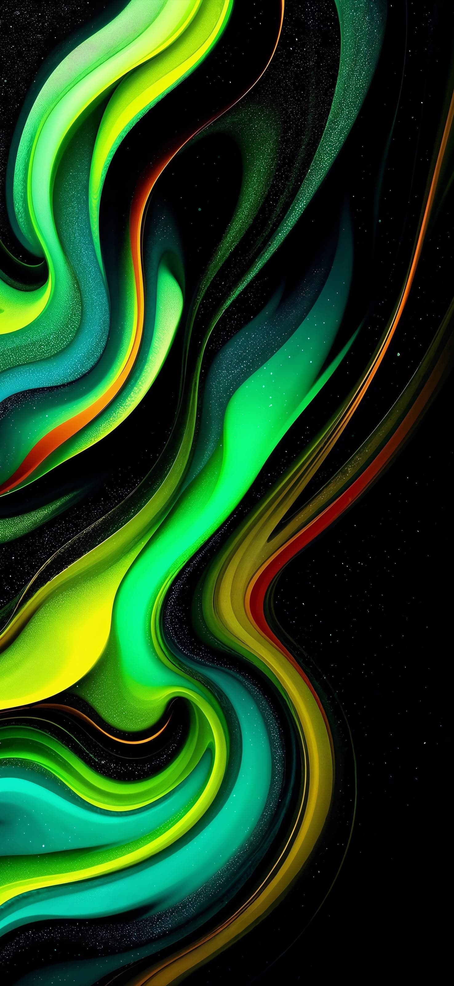 Dynamic Color Flow - free phone wallpaper