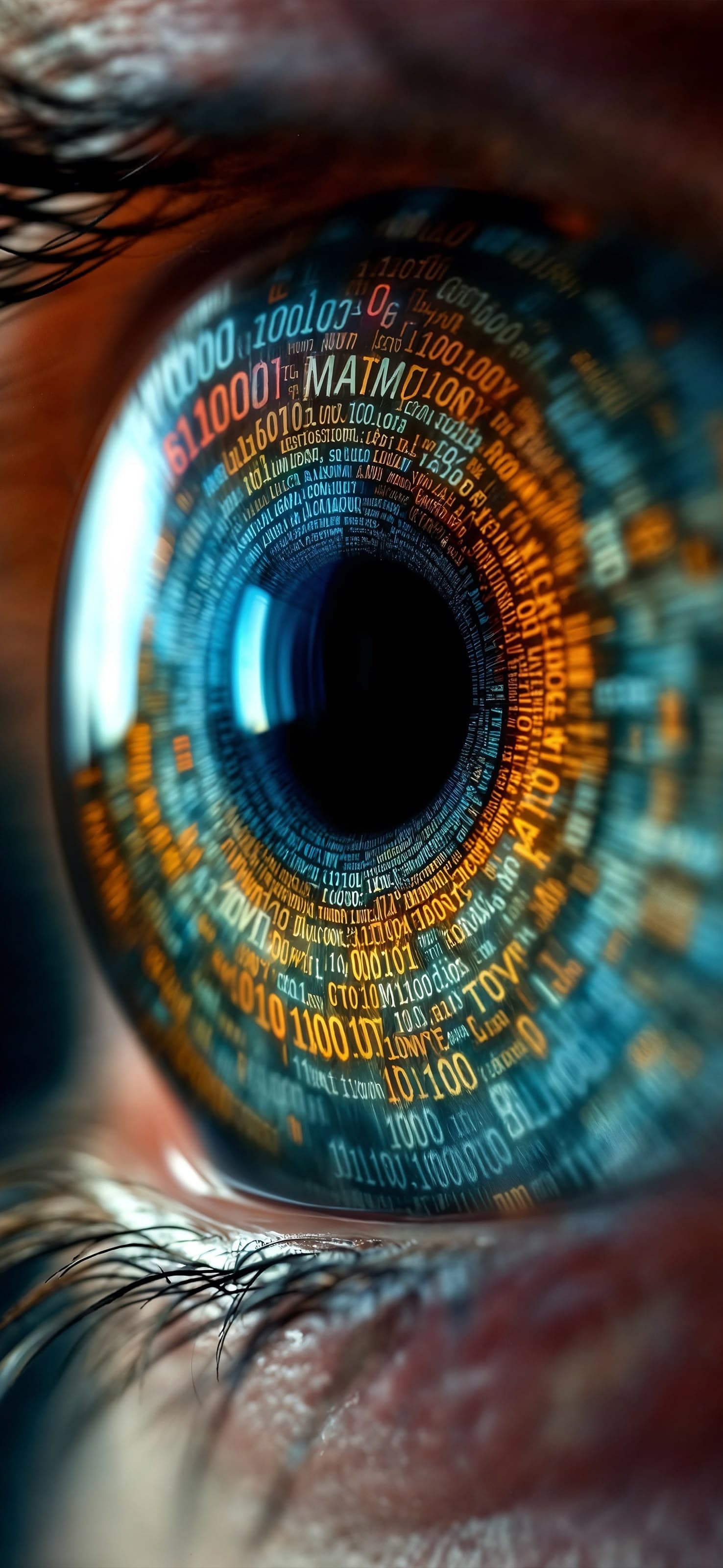 Futuristic Eye 2 - free phone wallpaper