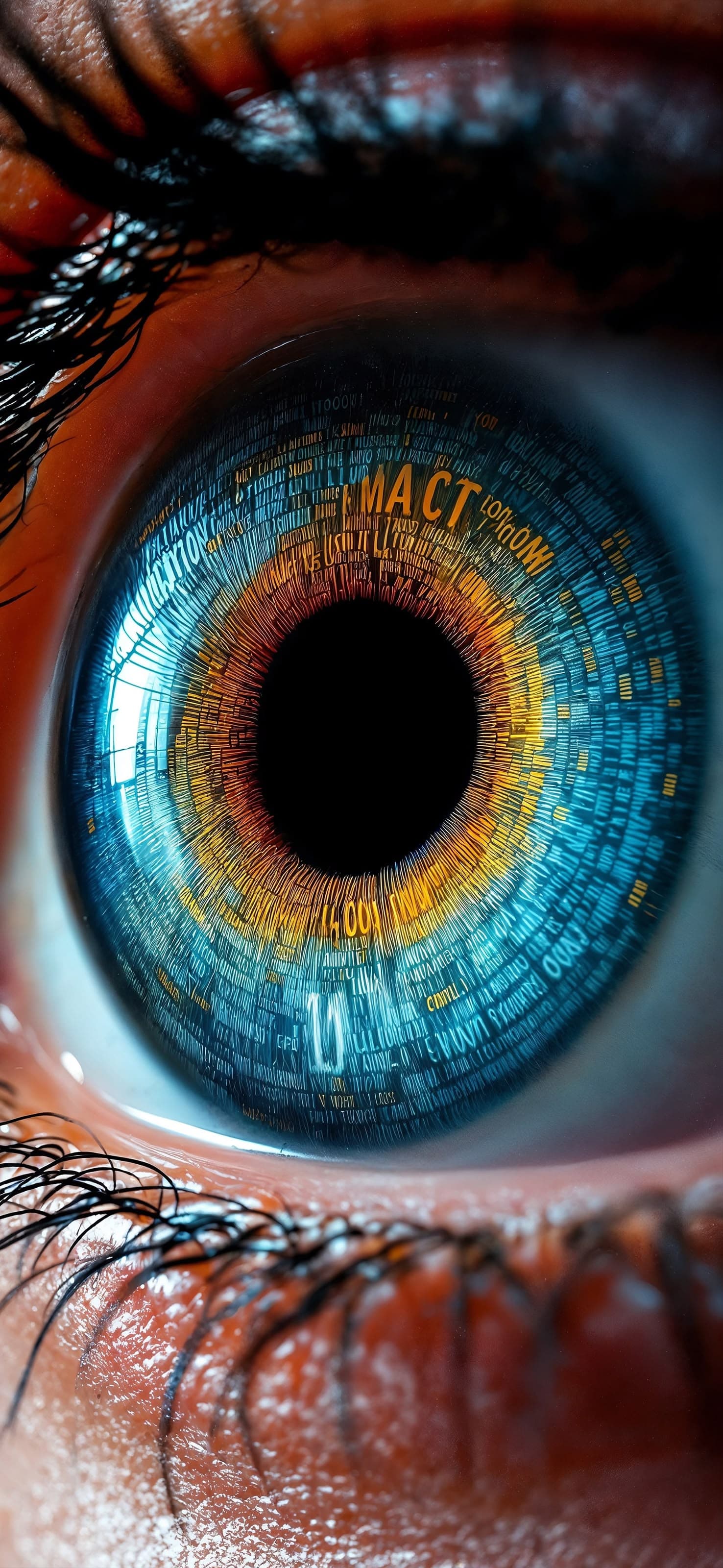 Futuristic Eye - free phone wallpaper